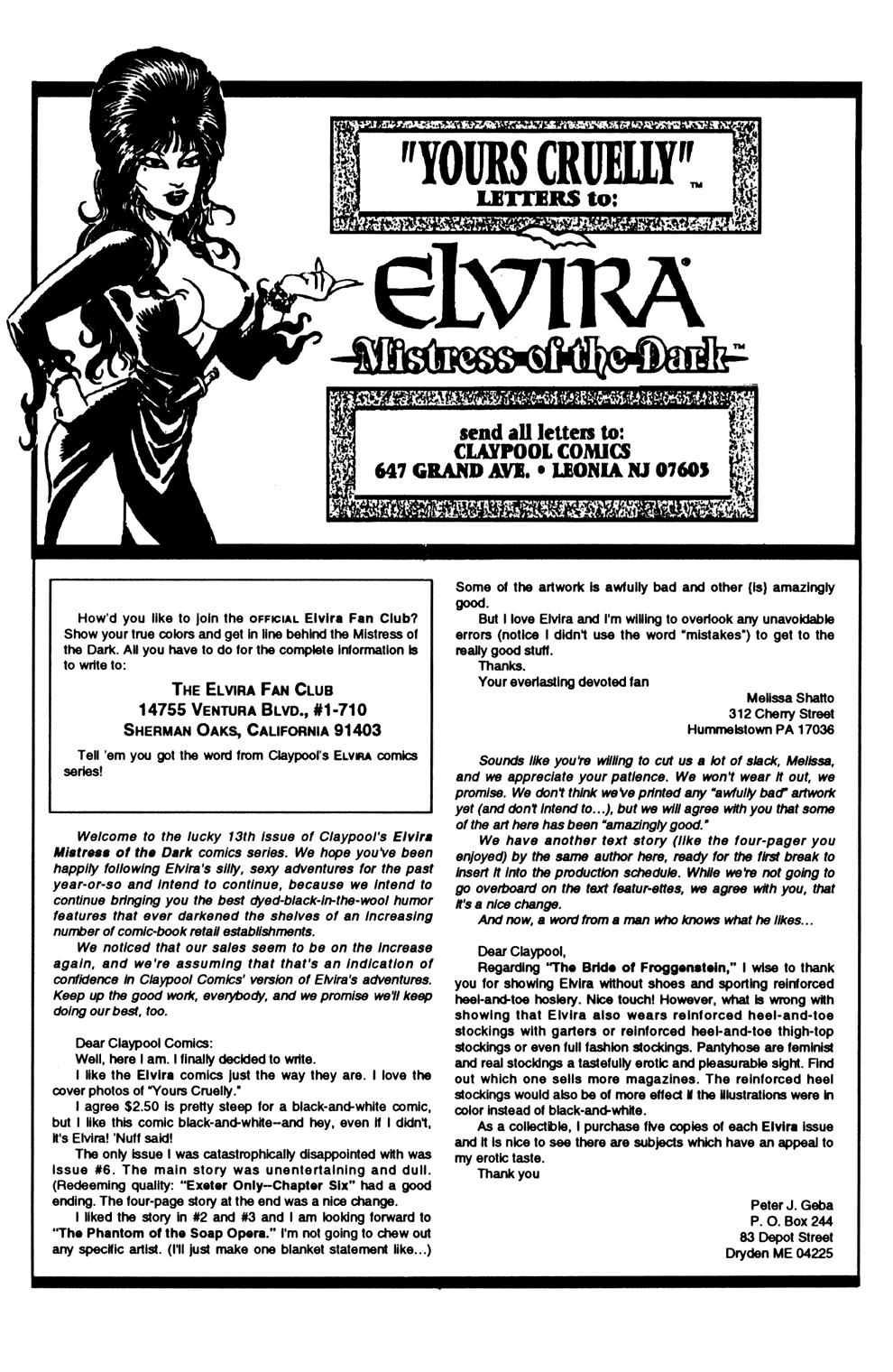 Read online Elvira, Mistress of the Dark comic -  Issue #13 - 19