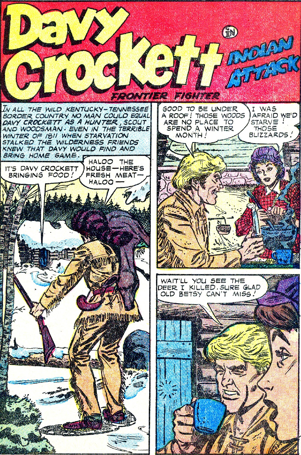 Read online Davy Crockett comic -  Issue #1 - 3