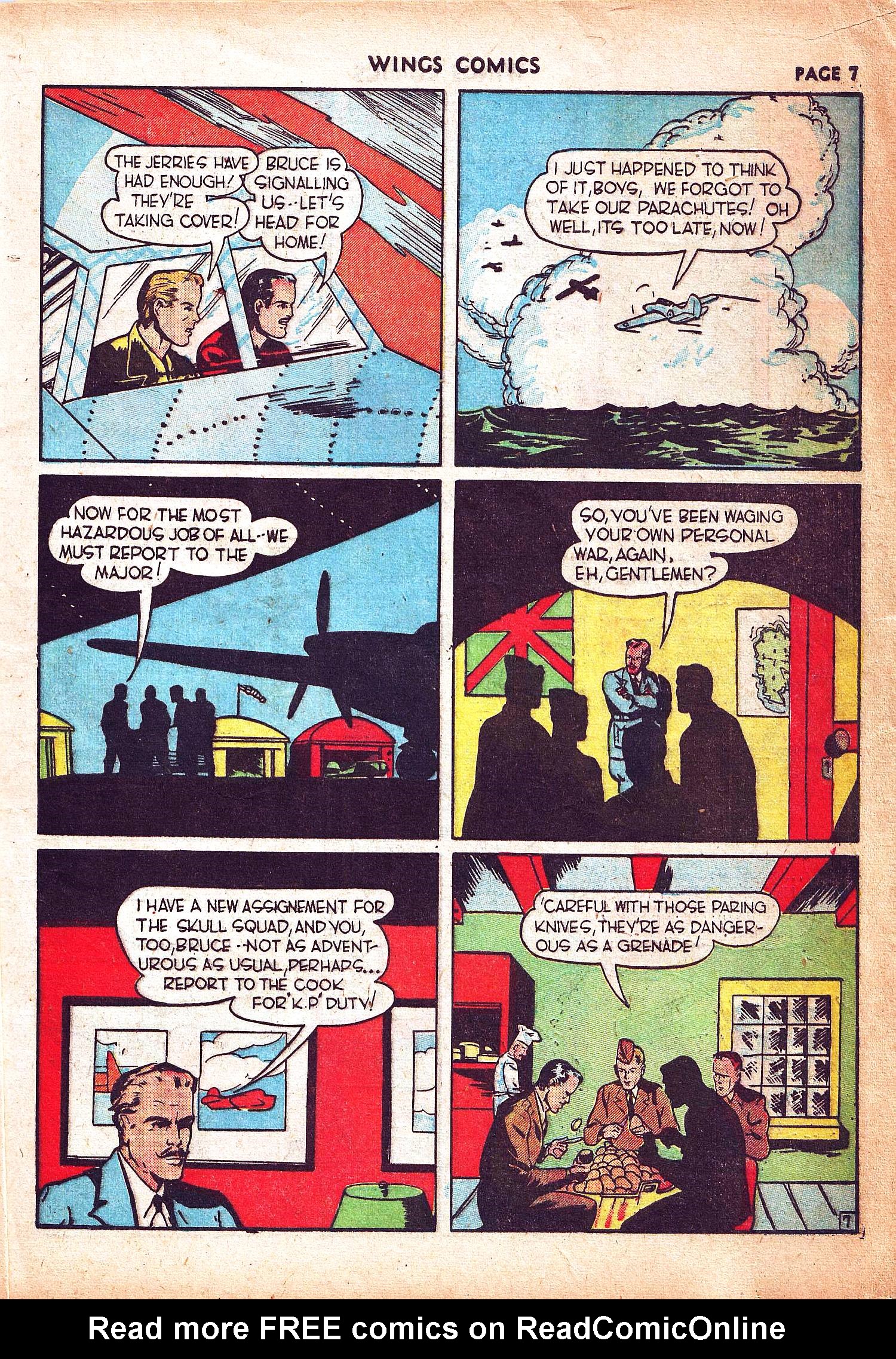 Read online Wings Comics comic -  Issue #3 - 9