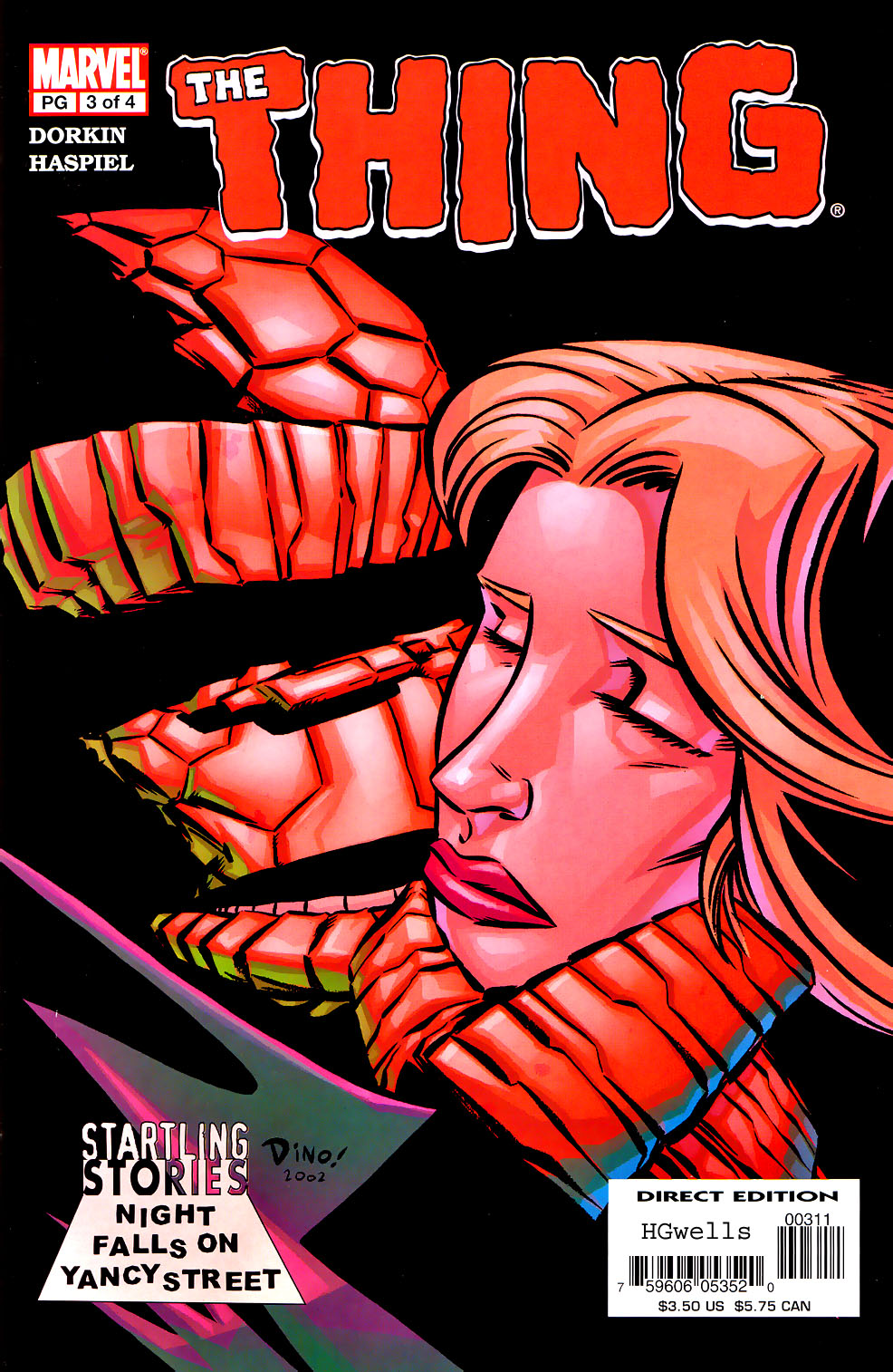 Read online Startling Stories: The Thing - Night Falls on Yancy Street comic -  Issue #3 - 1