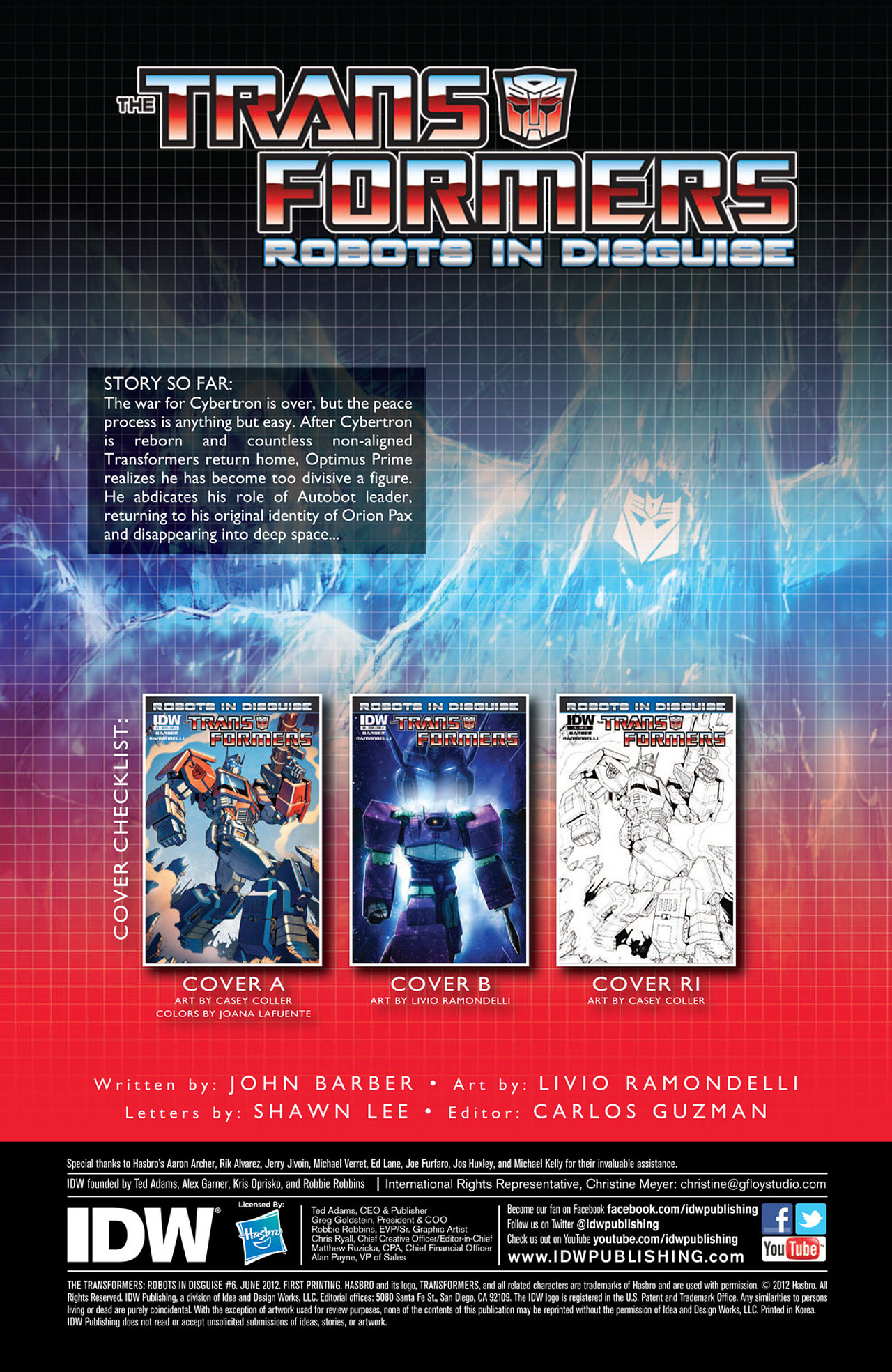 Read online Transformers: Robots In Disguise (2012) comic -  Issue #6 - 3