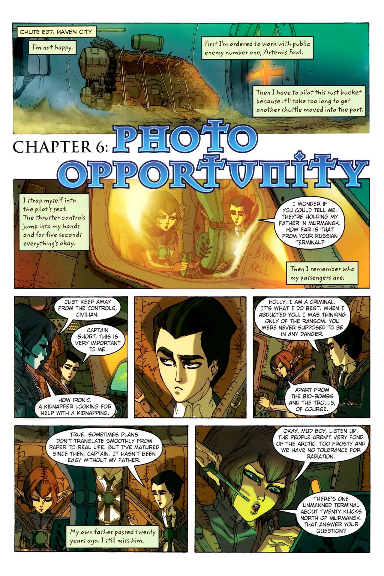 Read online Artemis Fowl: The Arctic Incident comic -  Issue # TPB - 44