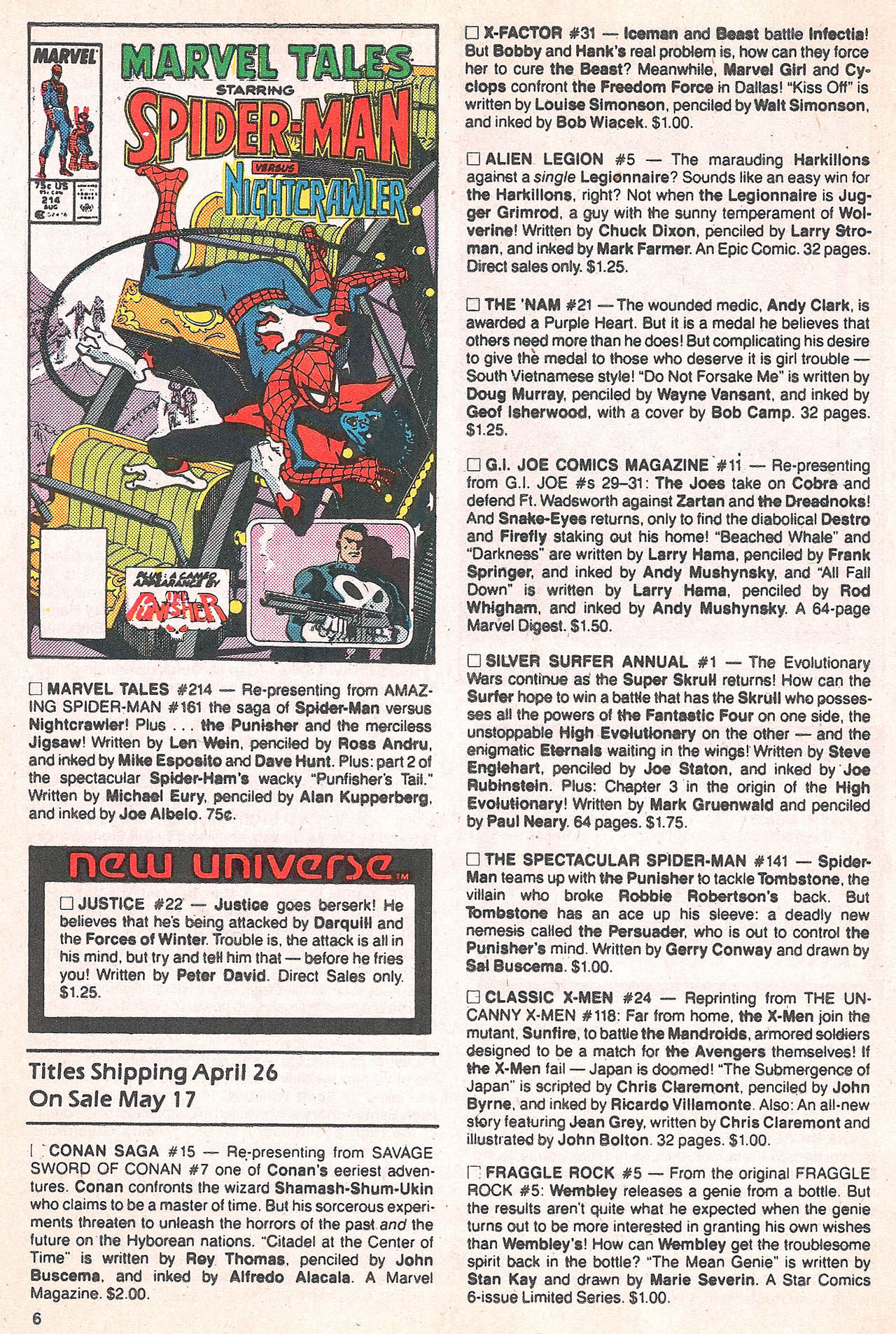 Read online Marvel Age comic -  Issue #64 - 8