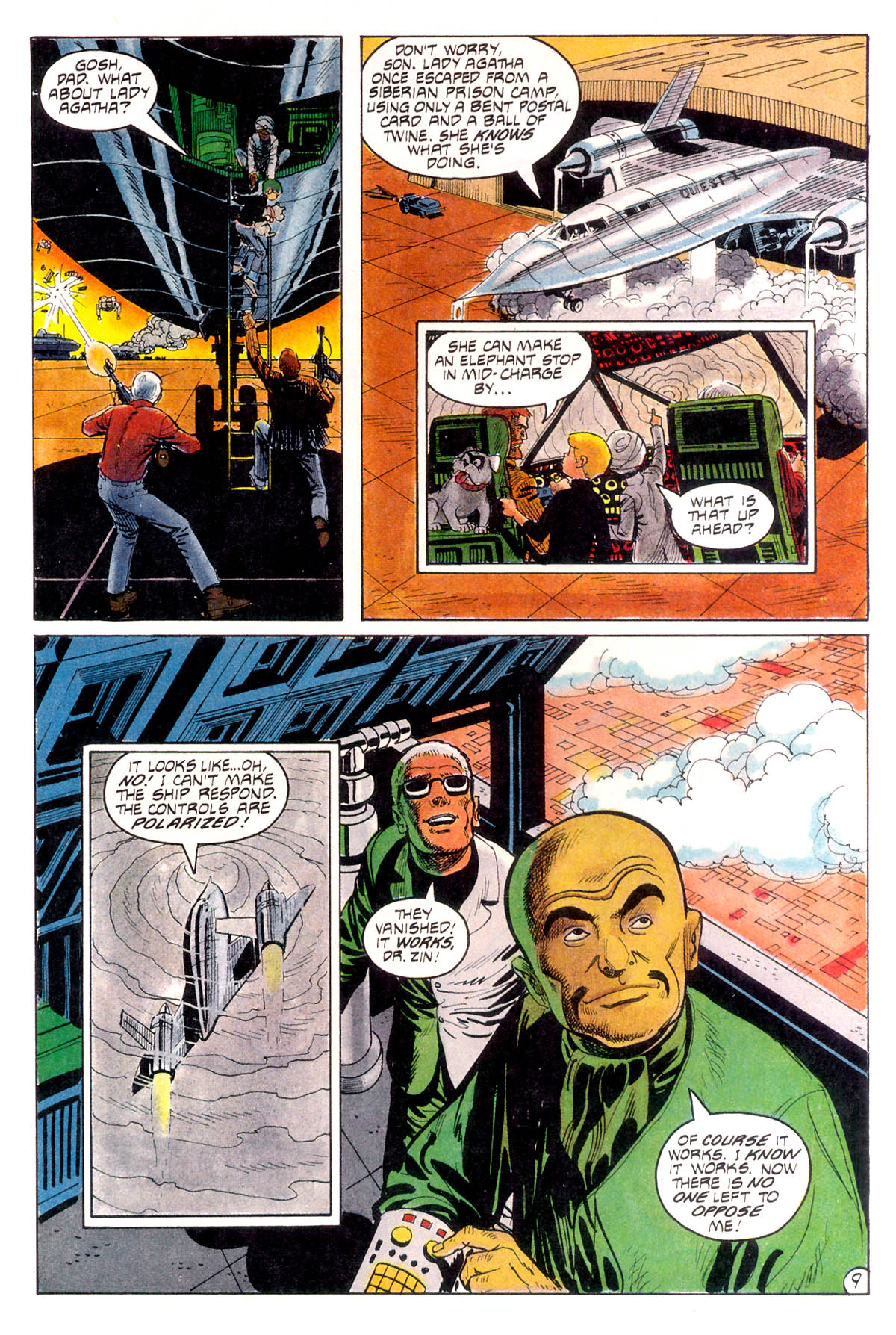 Read online Jonny Quest comic -  Issue #7 - 12