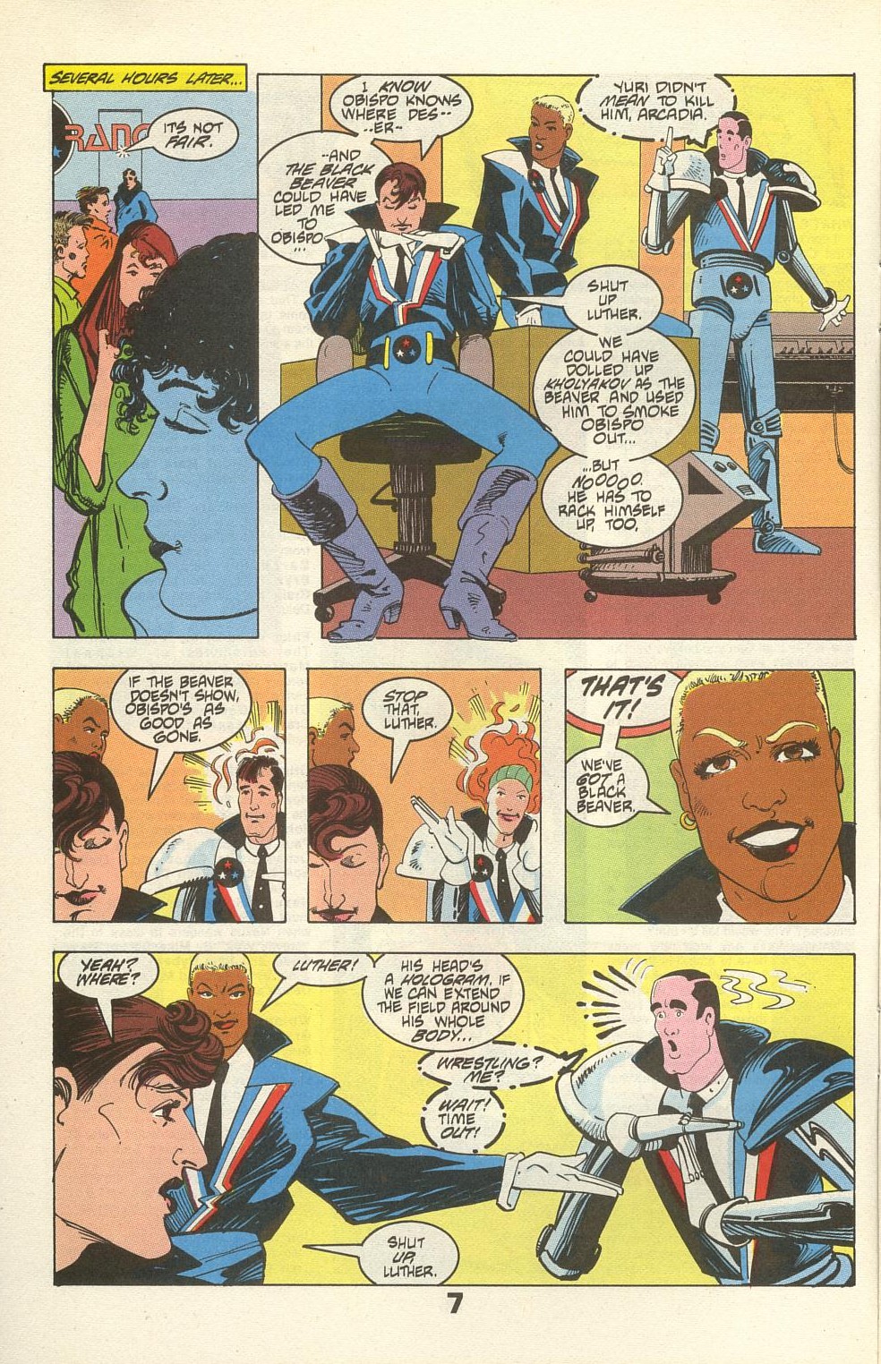 Read online American Flagg! comic -  Issue #34 - 10