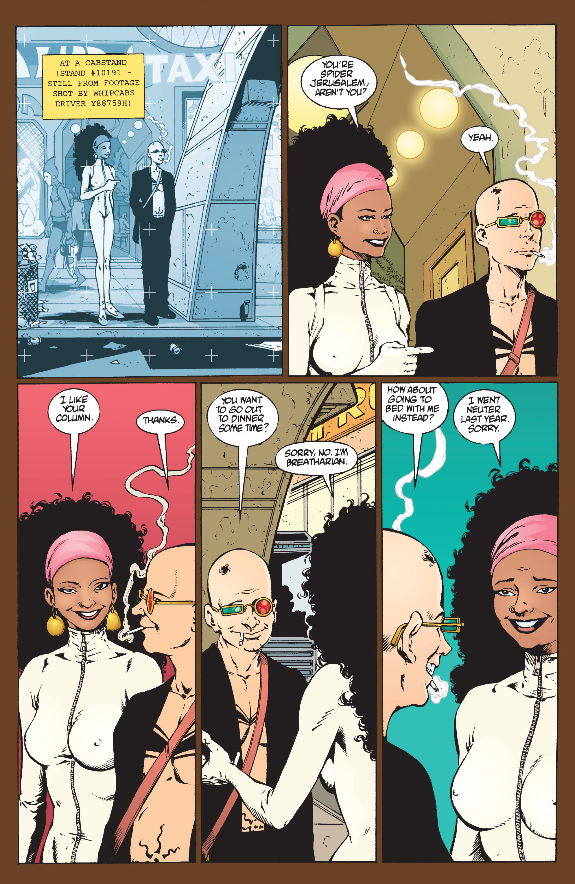 Read online Transmetropolitan comic -  Issue #9 - 14