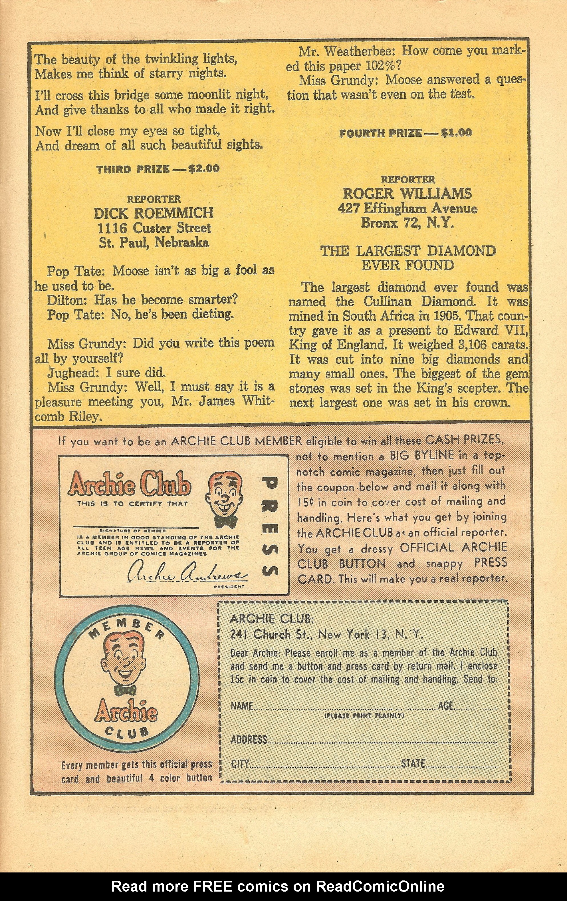 Read online Pep Comics comic -  Issue #184 - 27