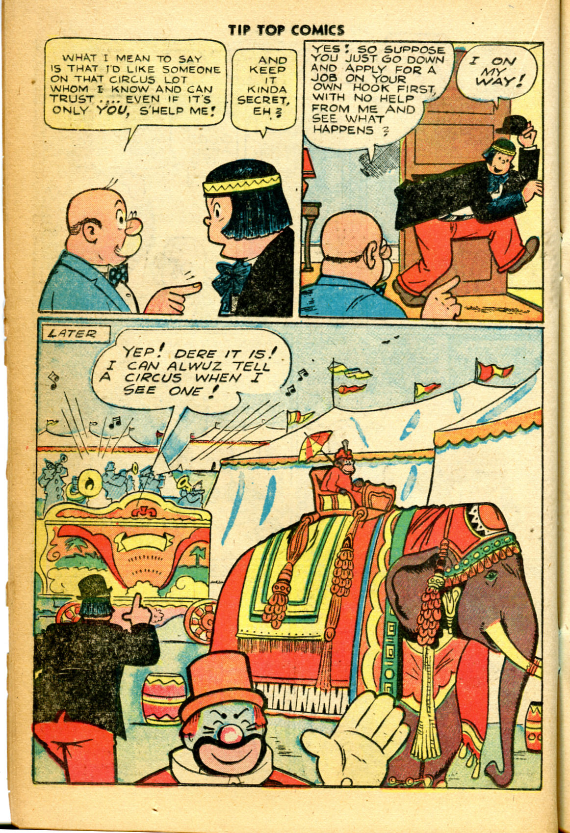 Read online Tip Top Comics comic -  Issue #145 - 22