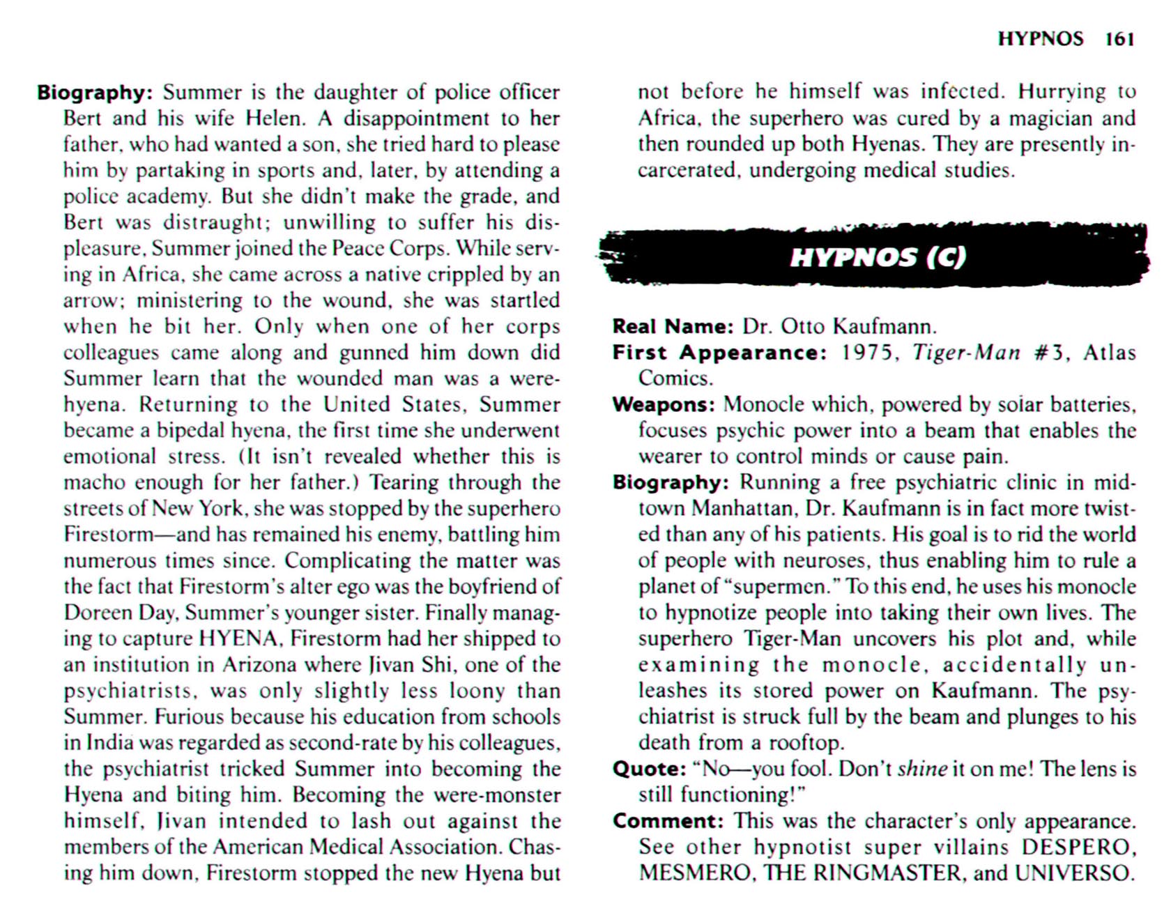 Read online The Encyclopedia of Super Villains comic -  Issue # TPB (Part 1) - 179