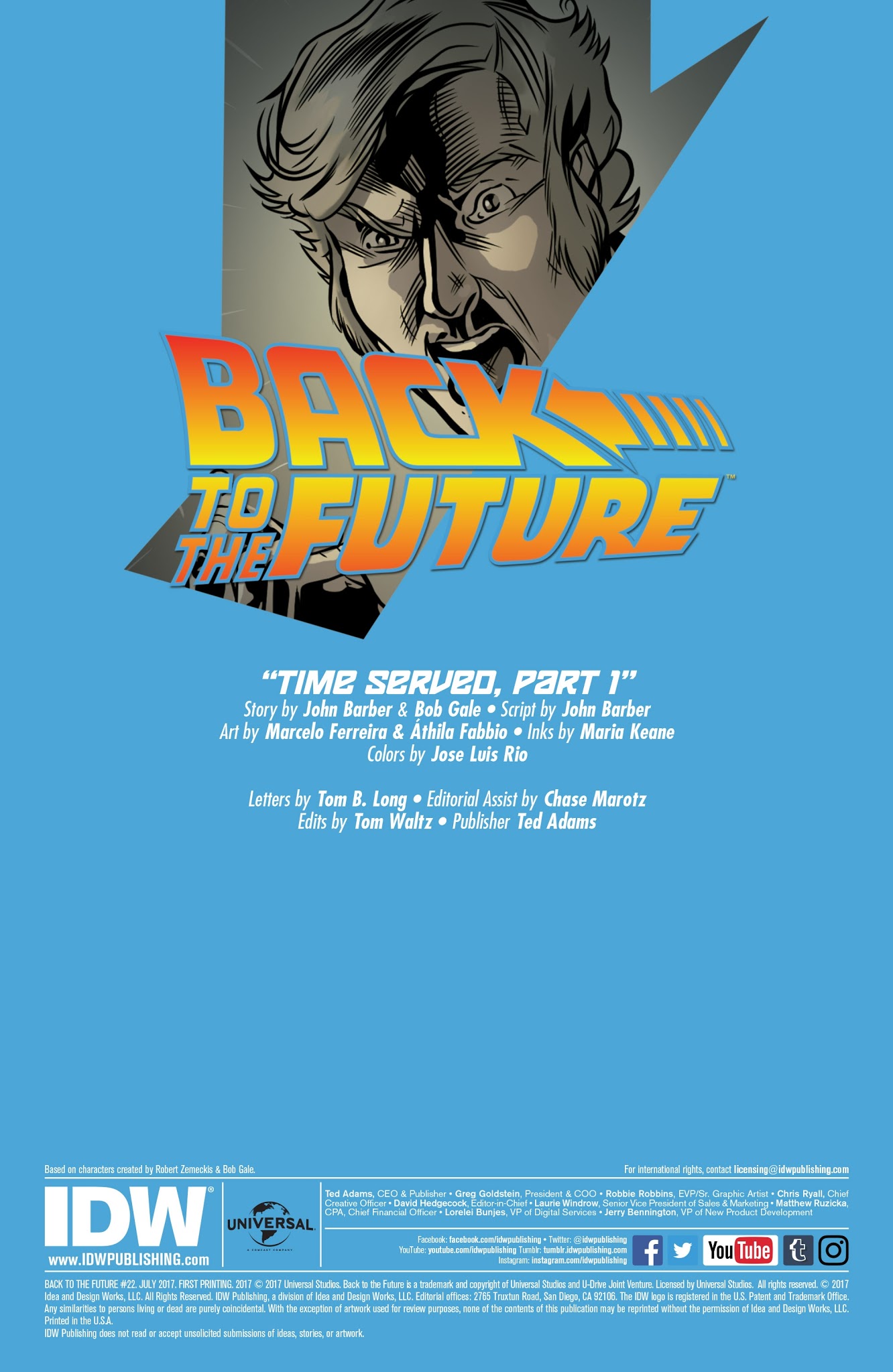 Read online Back to the Future (2015) comic -  Issue #22 - 2