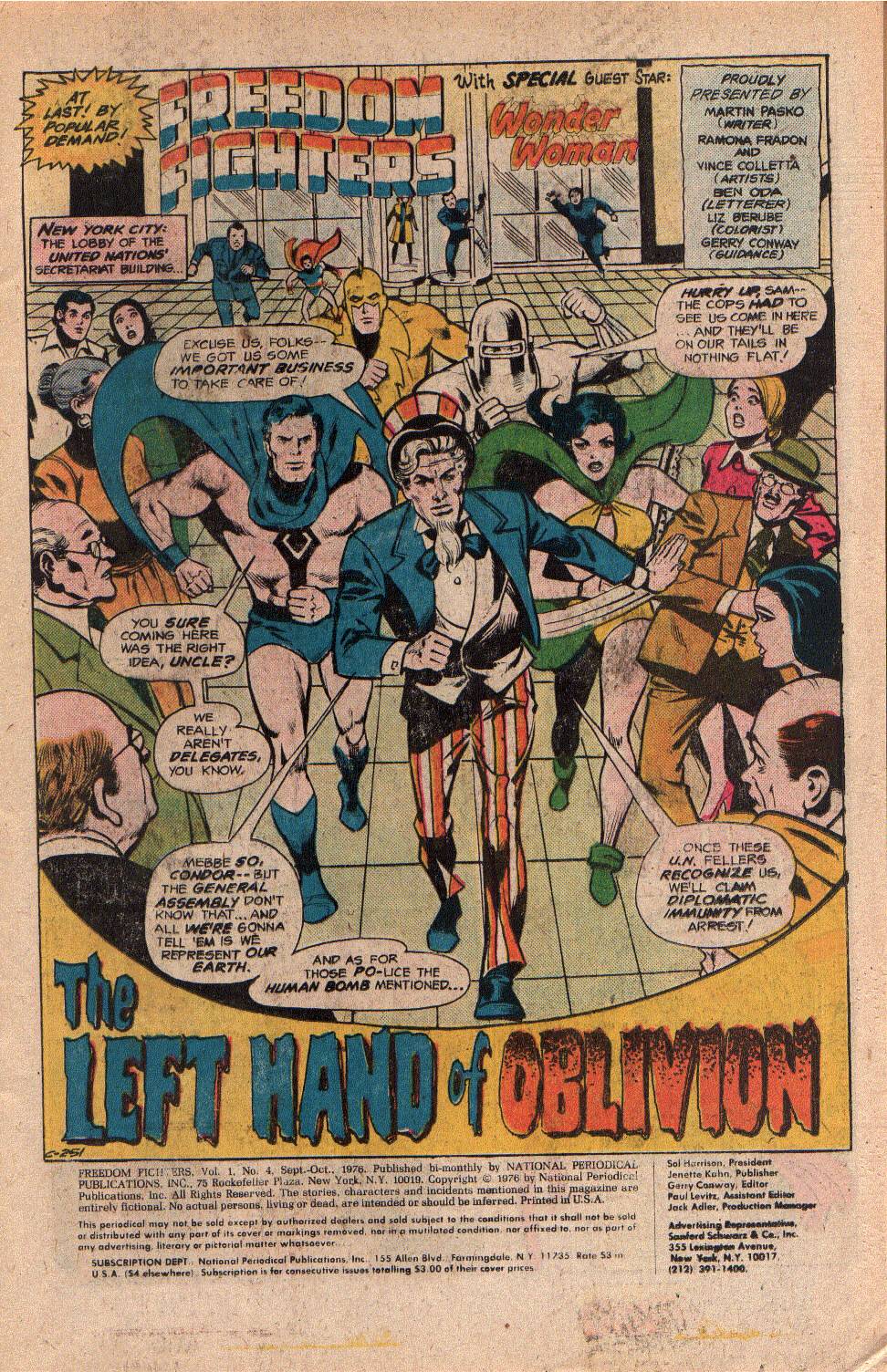 Freedom Fighters (1976) Issue #4 #4 - English 3