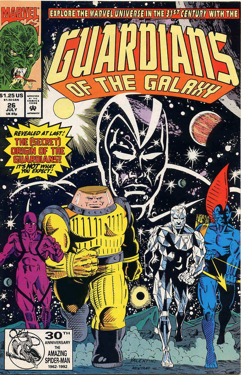 Read online Guardians of the Galaxy (1990) comic -  Issue #26 - 1