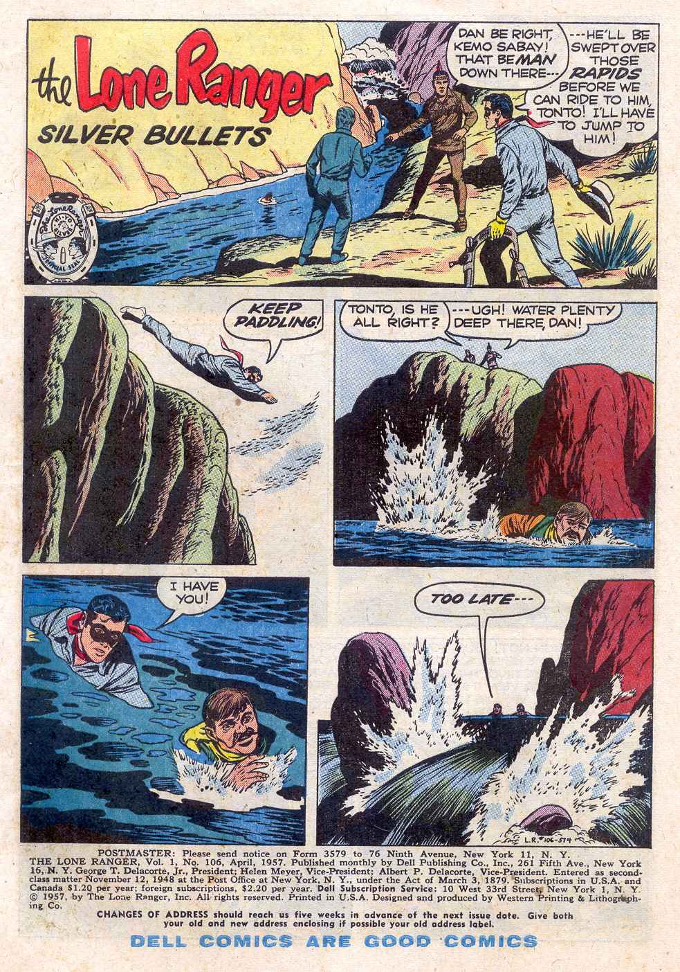 Read online The Lone Ranger (1948) comic -  Issue #106 - 3