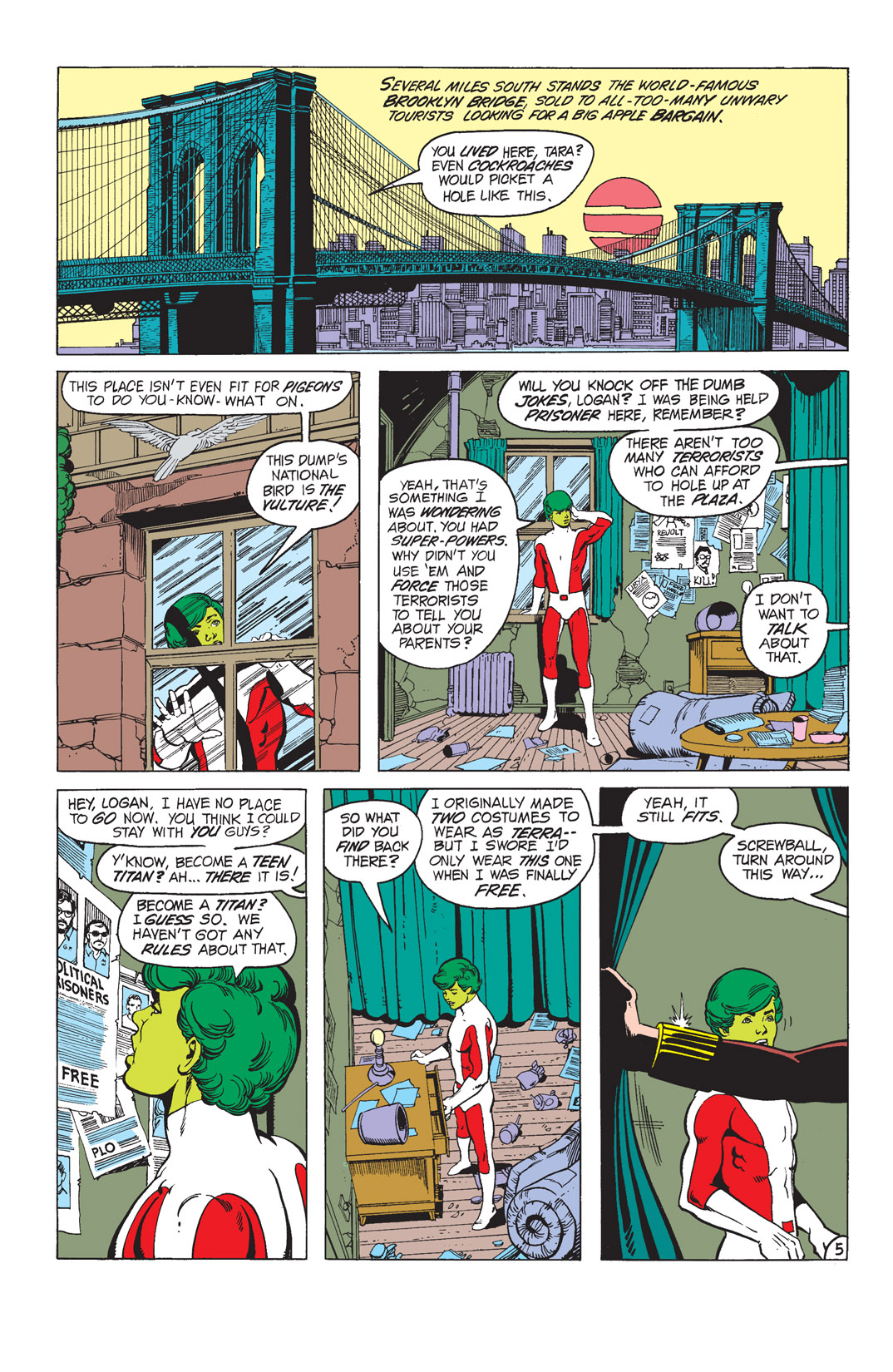 Read online The New Teen Titans (1980) comic -  Issue #30 - 6
