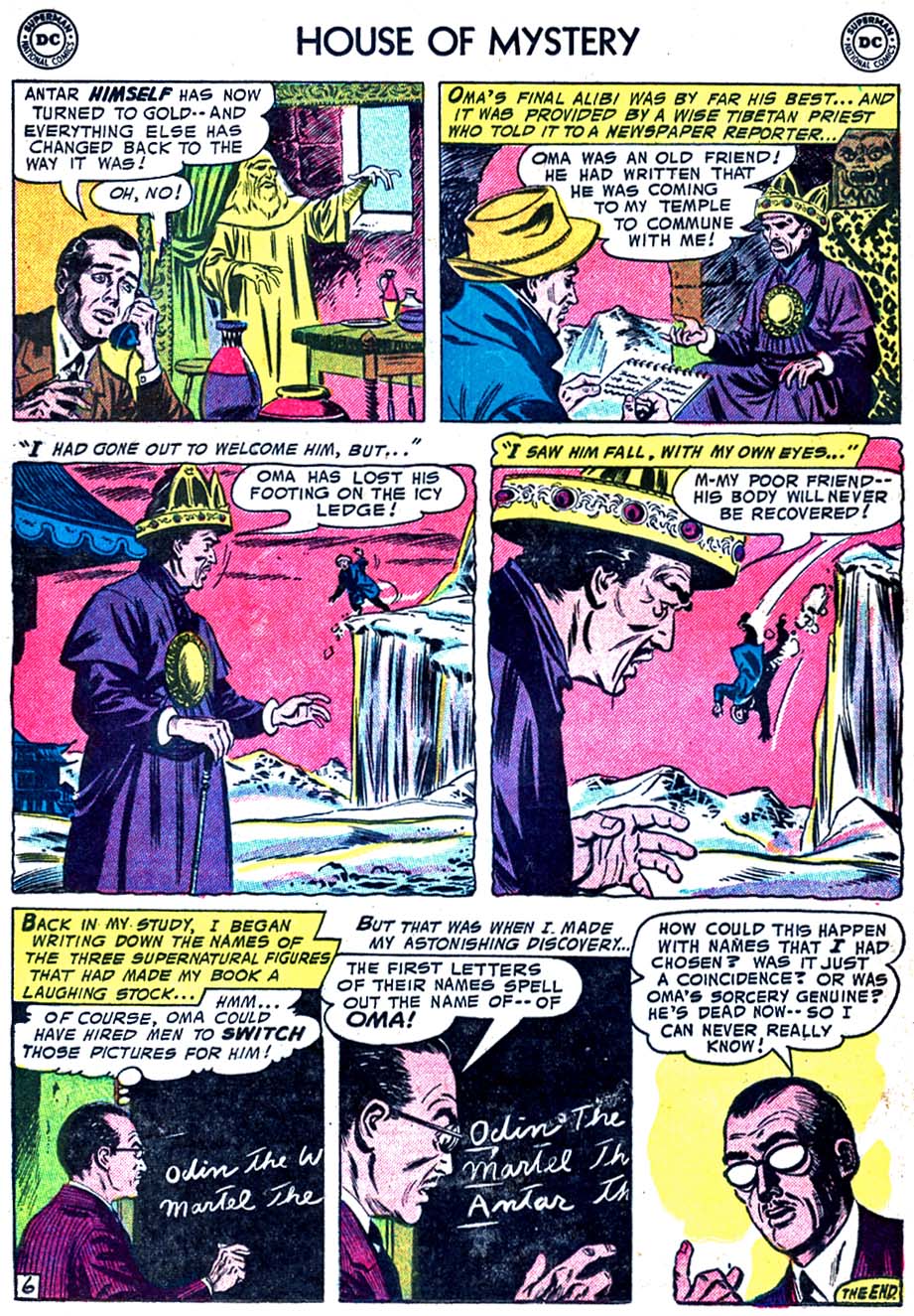 Read online House of Mystery (1951) comic -  Issue #53 - 16