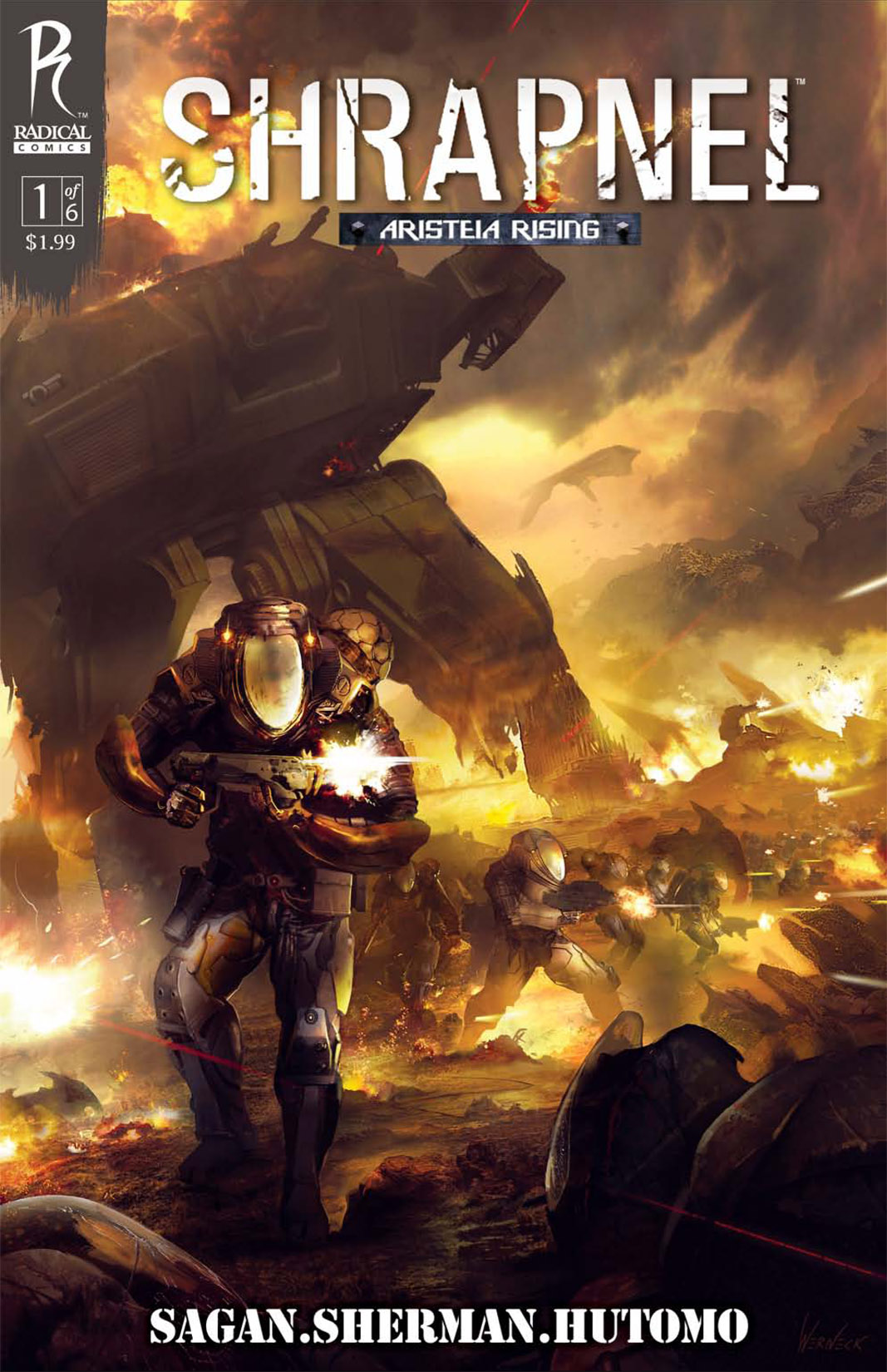 Read online Shrapnel: Aristeia Rising comic -  Issue #1 - 2