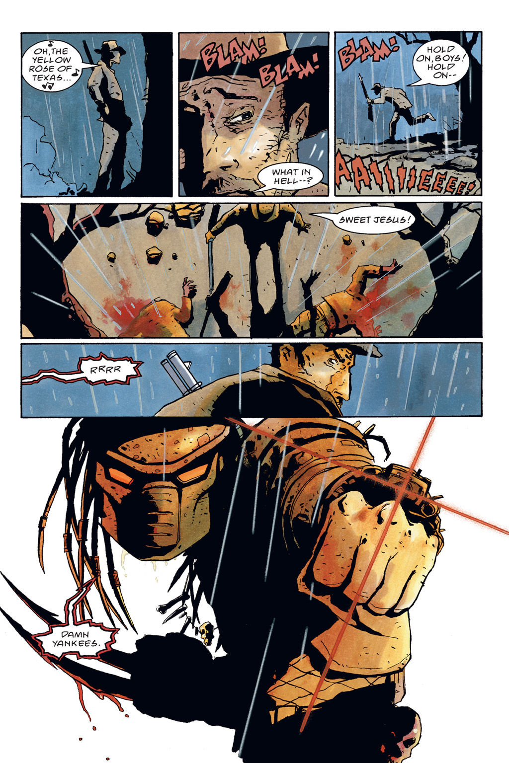 Read online Predator: Hell Come a Walkin'/1718 comic -  Issue # Full - 4
