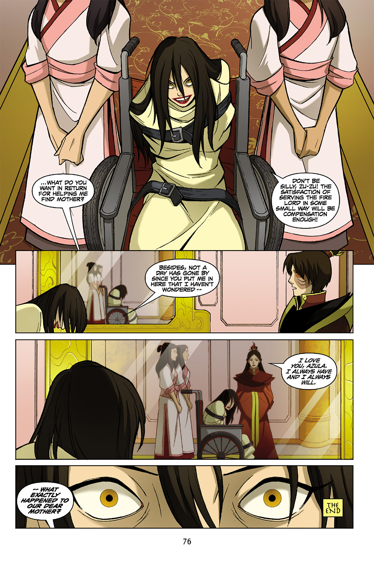 Read online Nickelodeon Avatar: The Last Airbender - The Promise comic -  Issue # Part 3 - 76