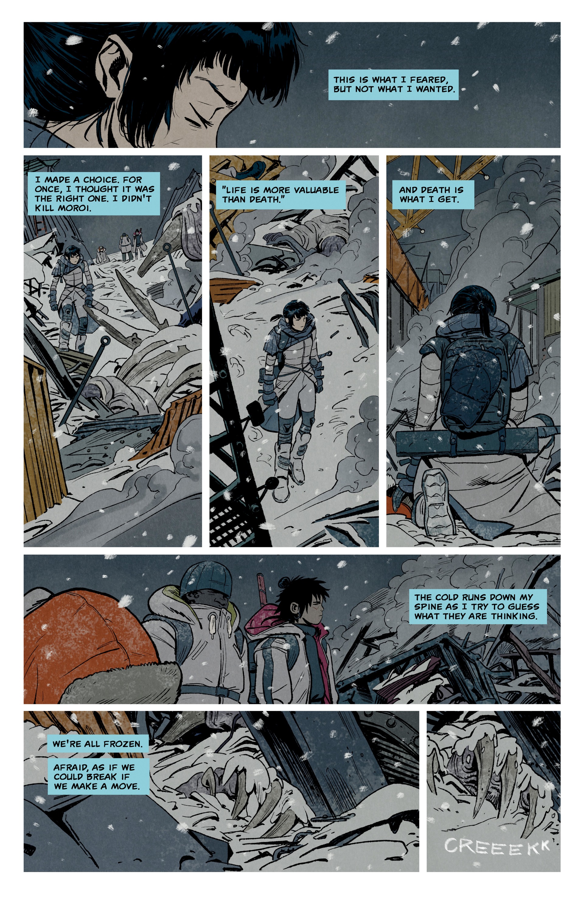 Read online Giants: Ghosts of Winter comic -  Issue # TPB - 91