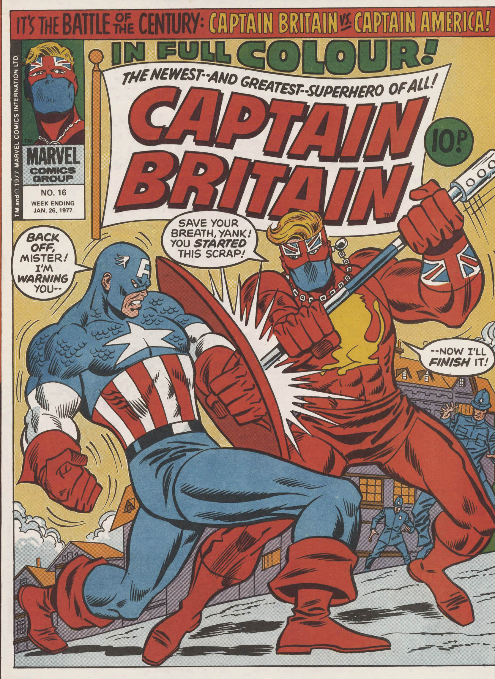 Read online Captain Britain (1976) comic -  Issue #16 - 1
