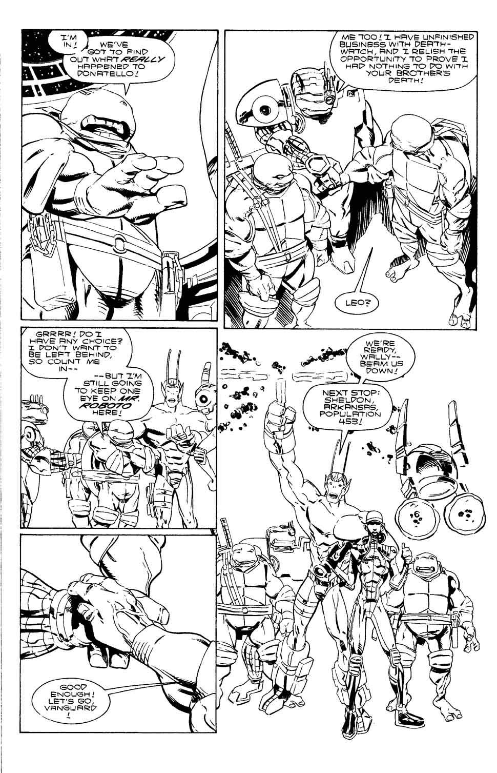 Read online Teenage Mutant Ninja Turtles (1996) comic -  Issue #12 - 14