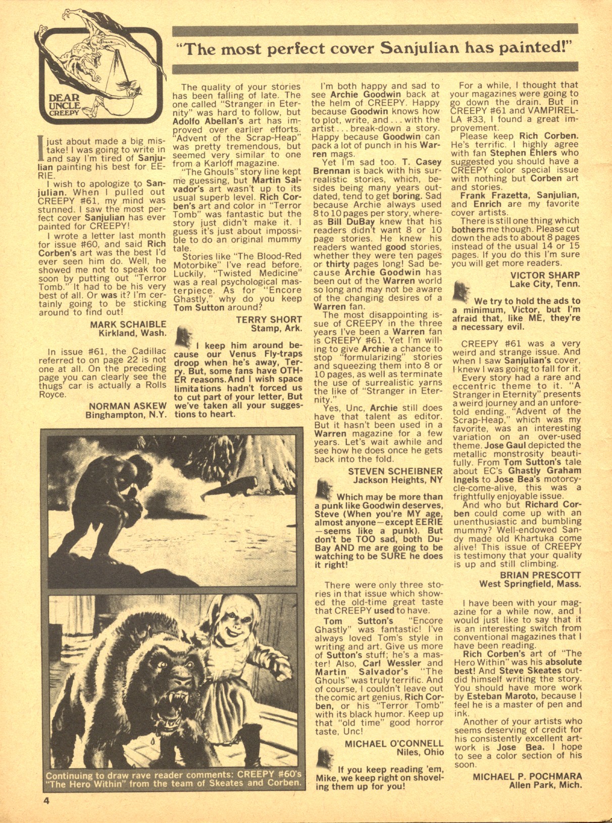 Read online Creepy (1964) comic -  Issue #63 - 4