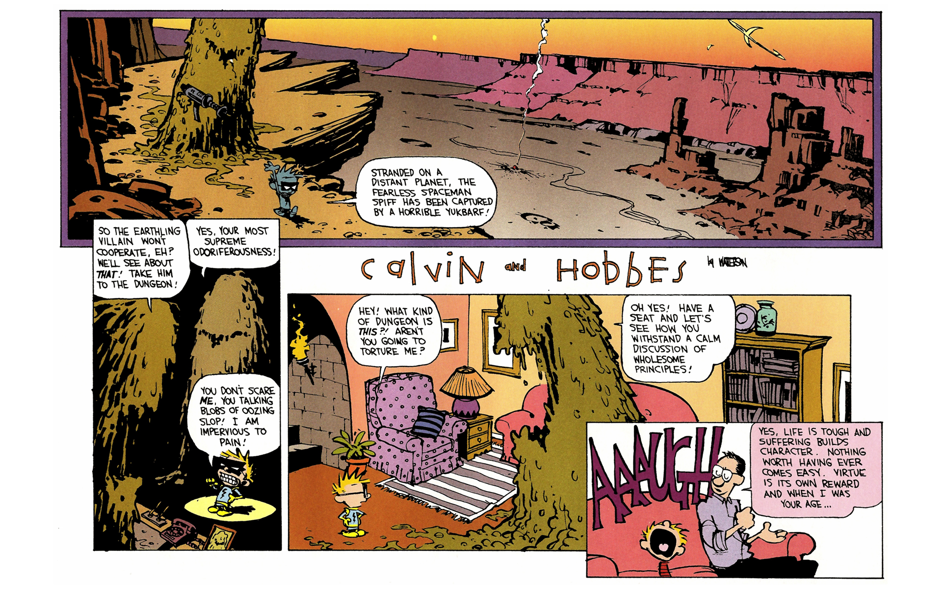 Read online Calvin and Hobbes comic -  Issue #10 - 122