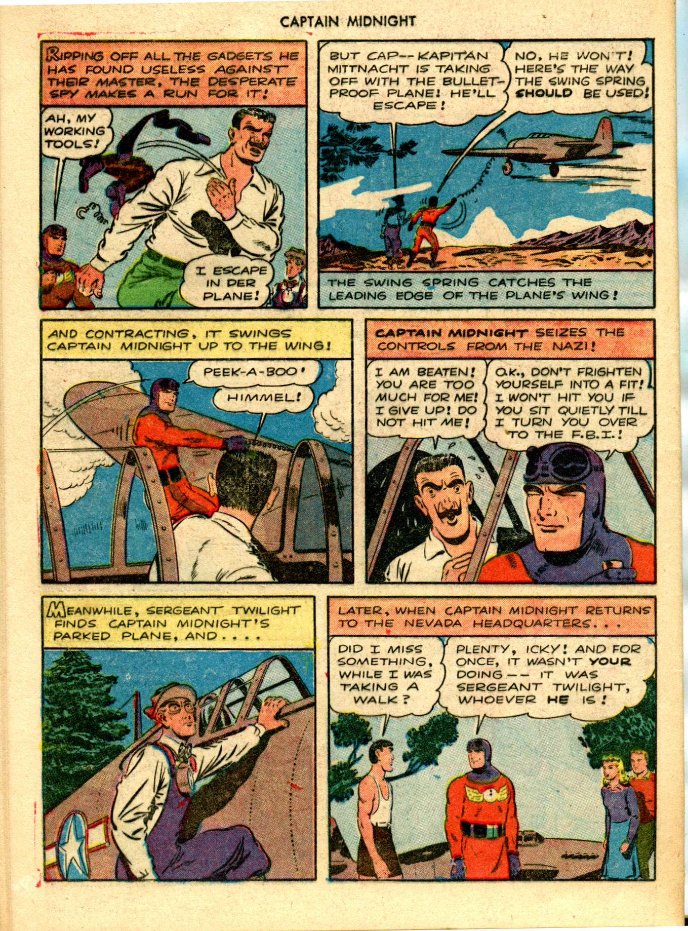 Read online Captain Midnight (1942) comic -  Issue #18 - 48