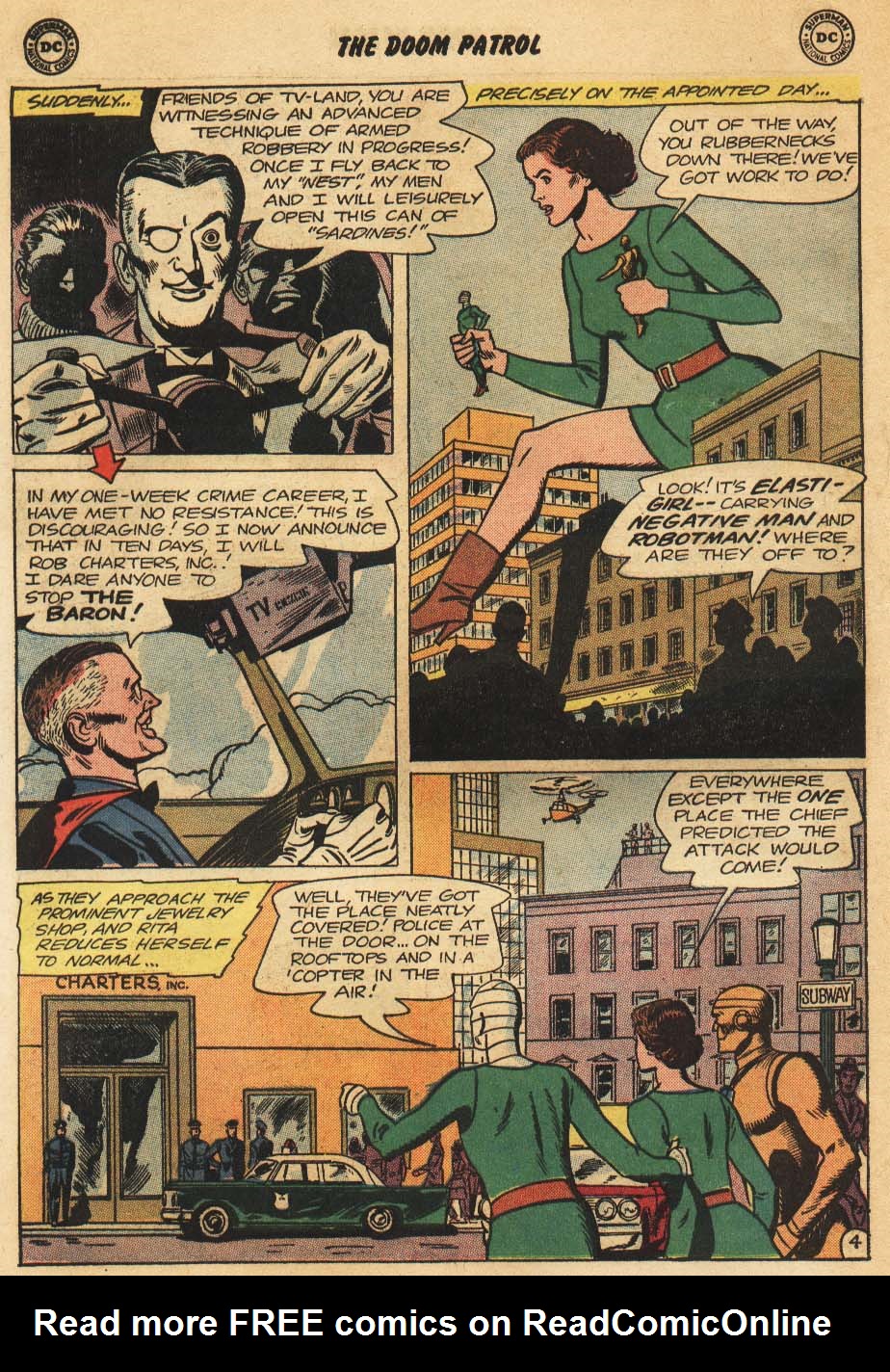 Read online Doom Patrol (1964) comic -  Issue #88 - 5