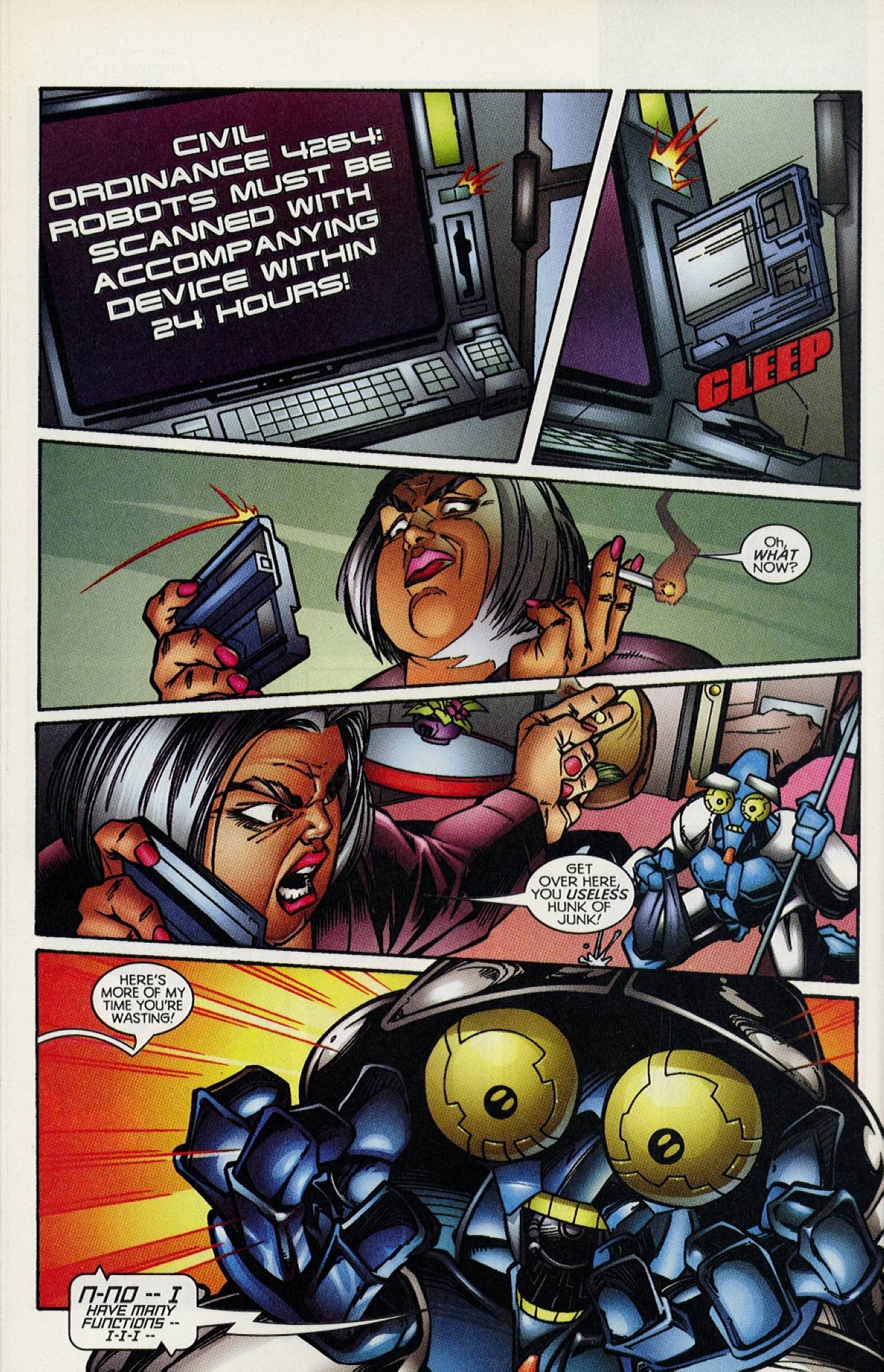 Read online Magnus Robot Fighter (1997) comic -  Issue #14 - 12