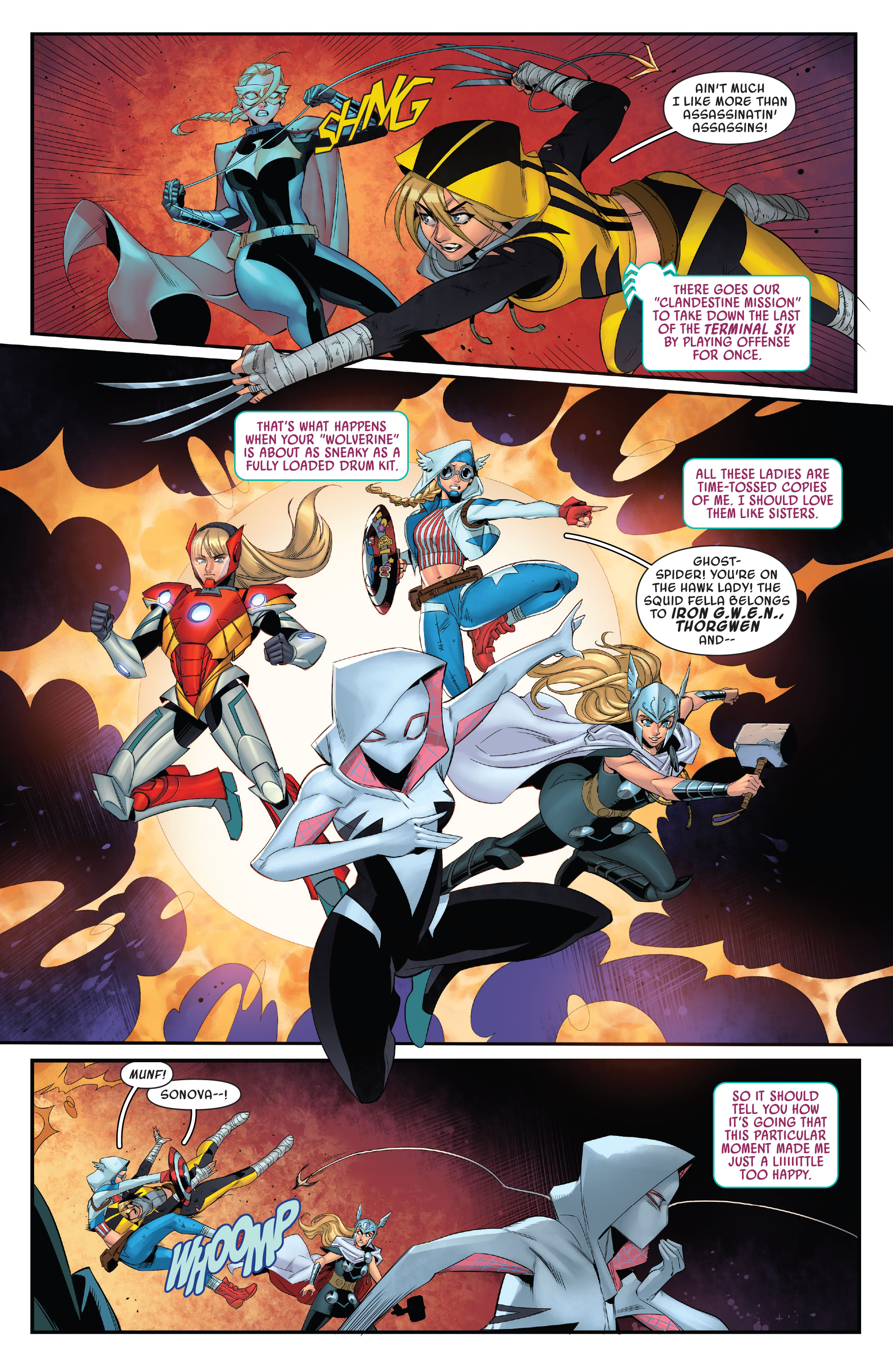 Read online Spider-Gwen: Gwenverse comic -  Issue #4 - 5