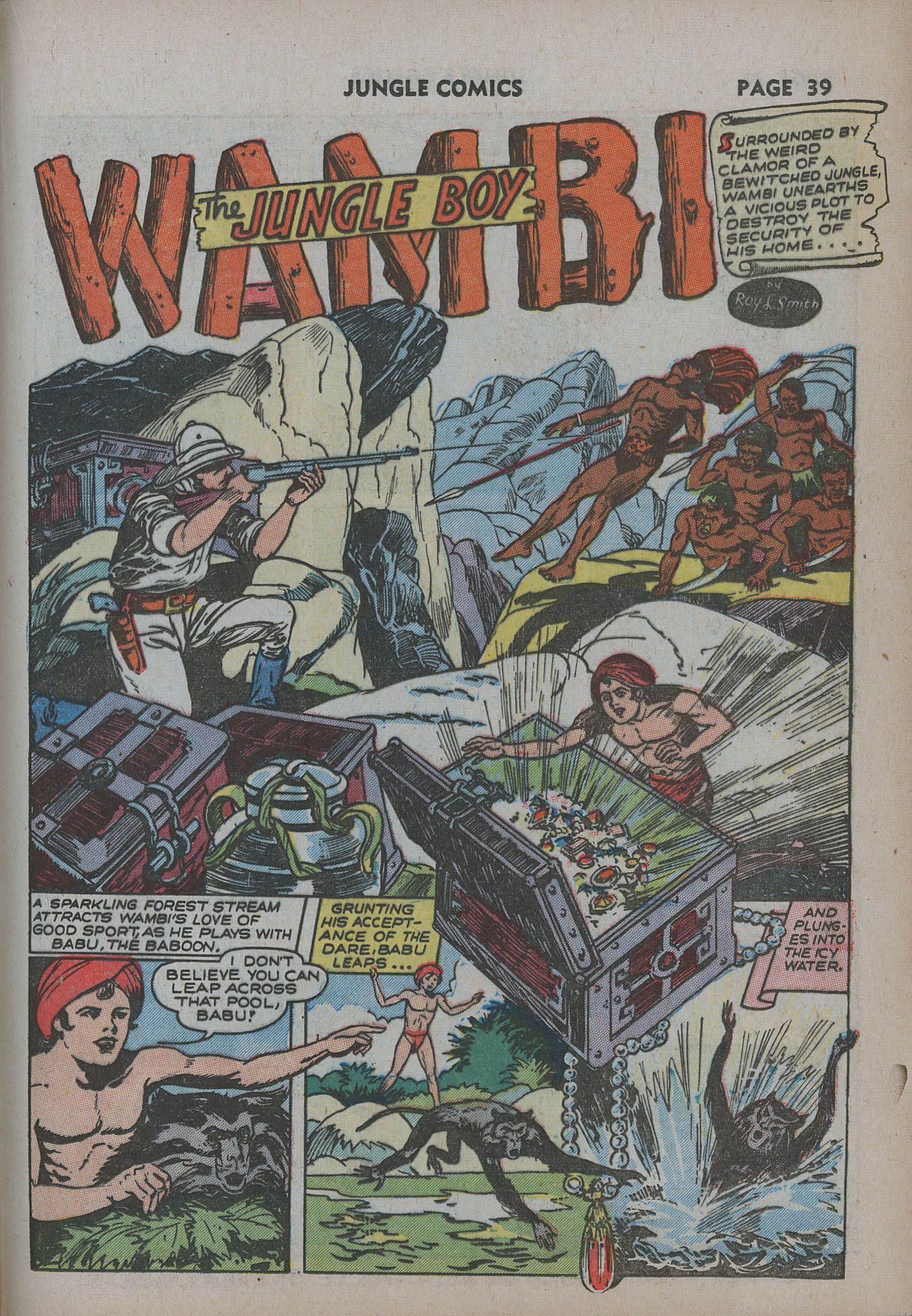 Read online Jungle Comics comic -  Issue #31 - 42