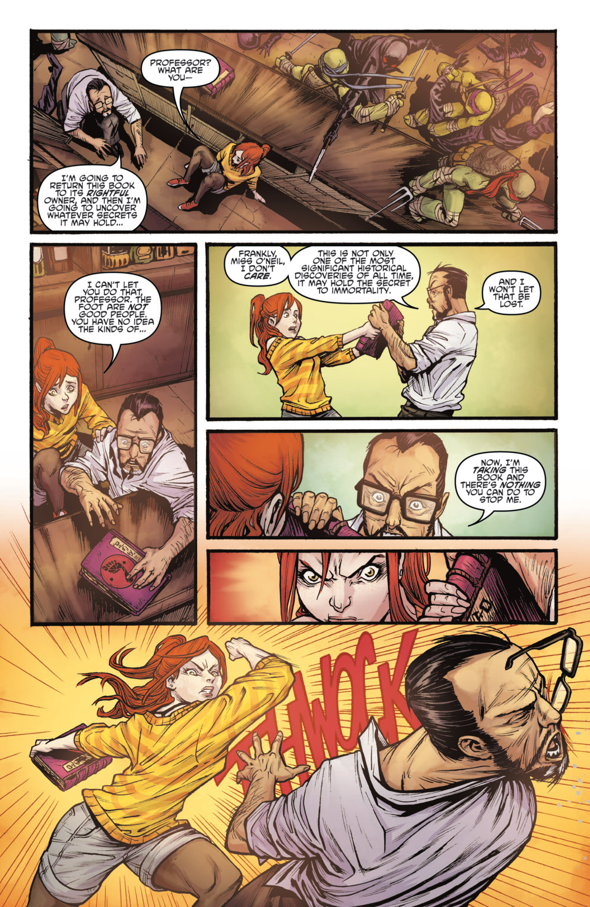 Read online Teenage Mutant Ninja Turtles: The Secret History of the Foot Clan comic -  Issue #4 - 10