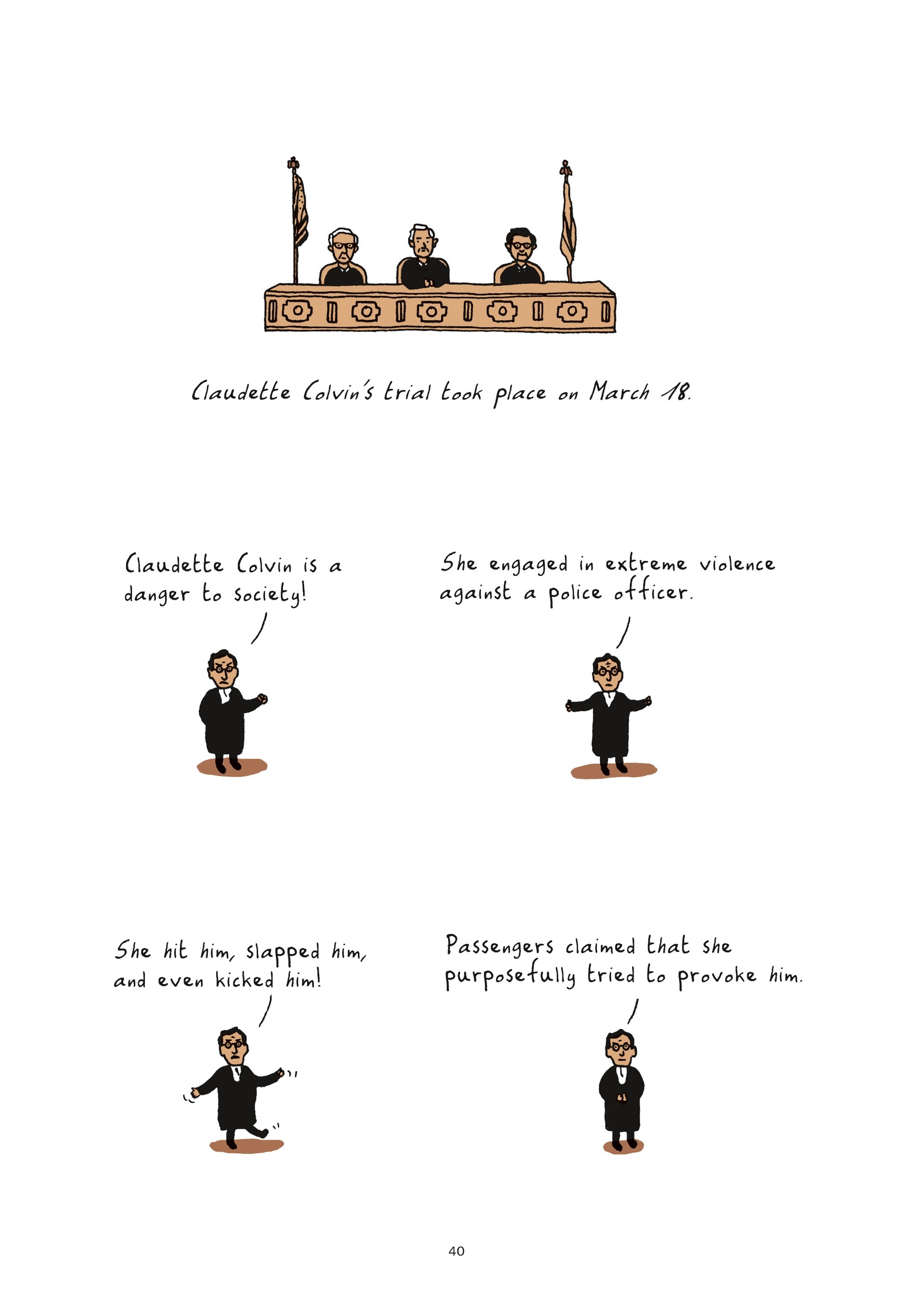 Read online Colored: The Unsung Life of Claudette Colvin comic -  Issue # TPB - 40