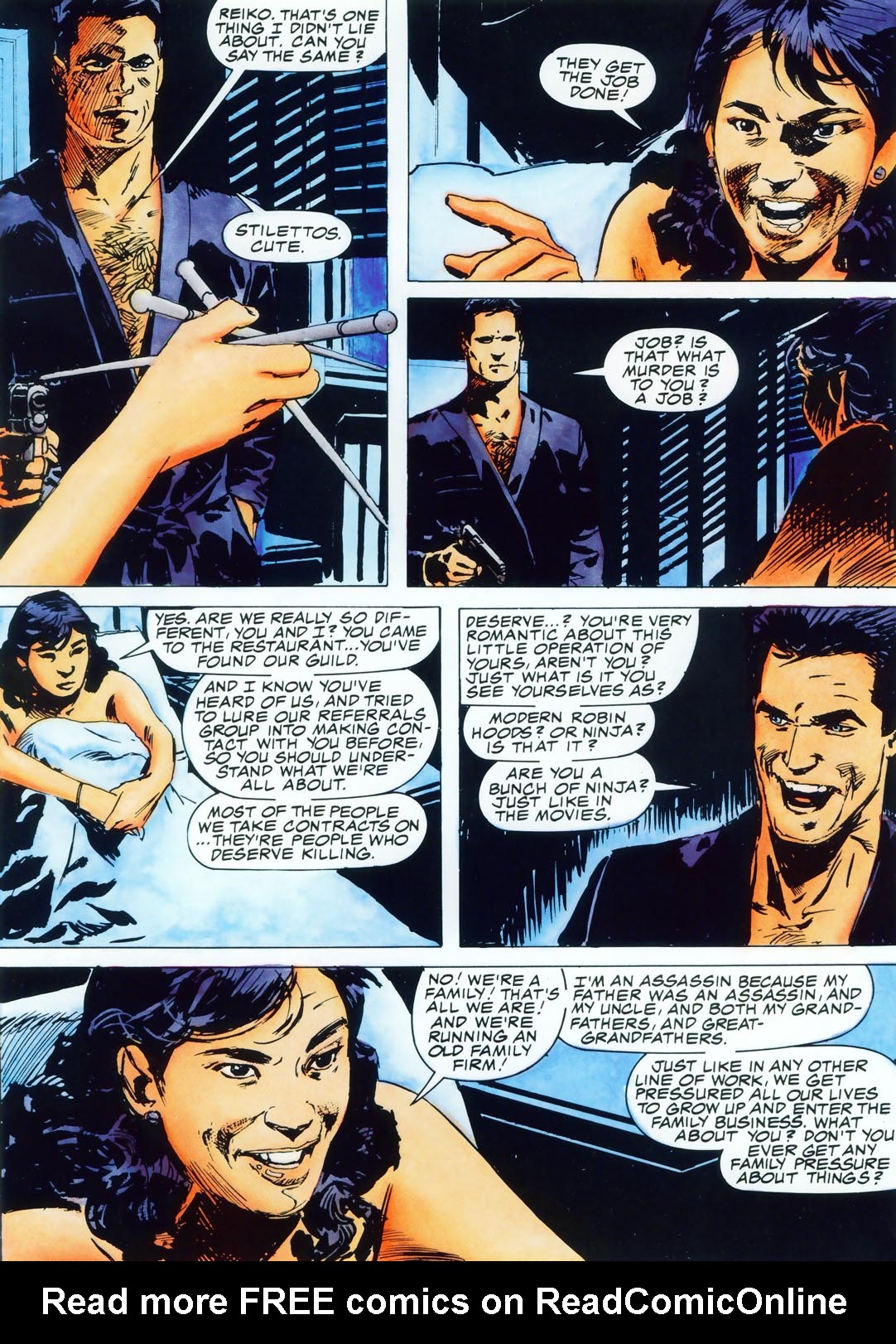 Read online Marvel Graphic Novel comic -  Issue #40 - The Punisher - Assassins' Guild - 34