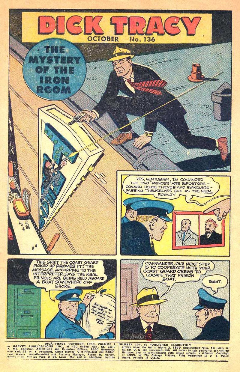Read online Dick Tracy comic -  Issue #136 - 2