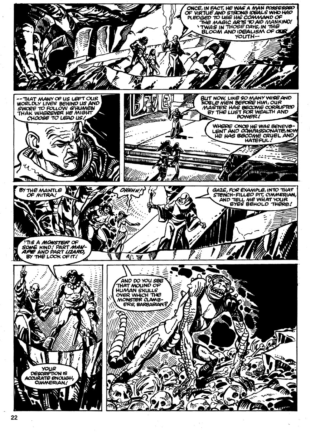 Read online The Savage Sword Of Conan comic -  Issue #86 - 22