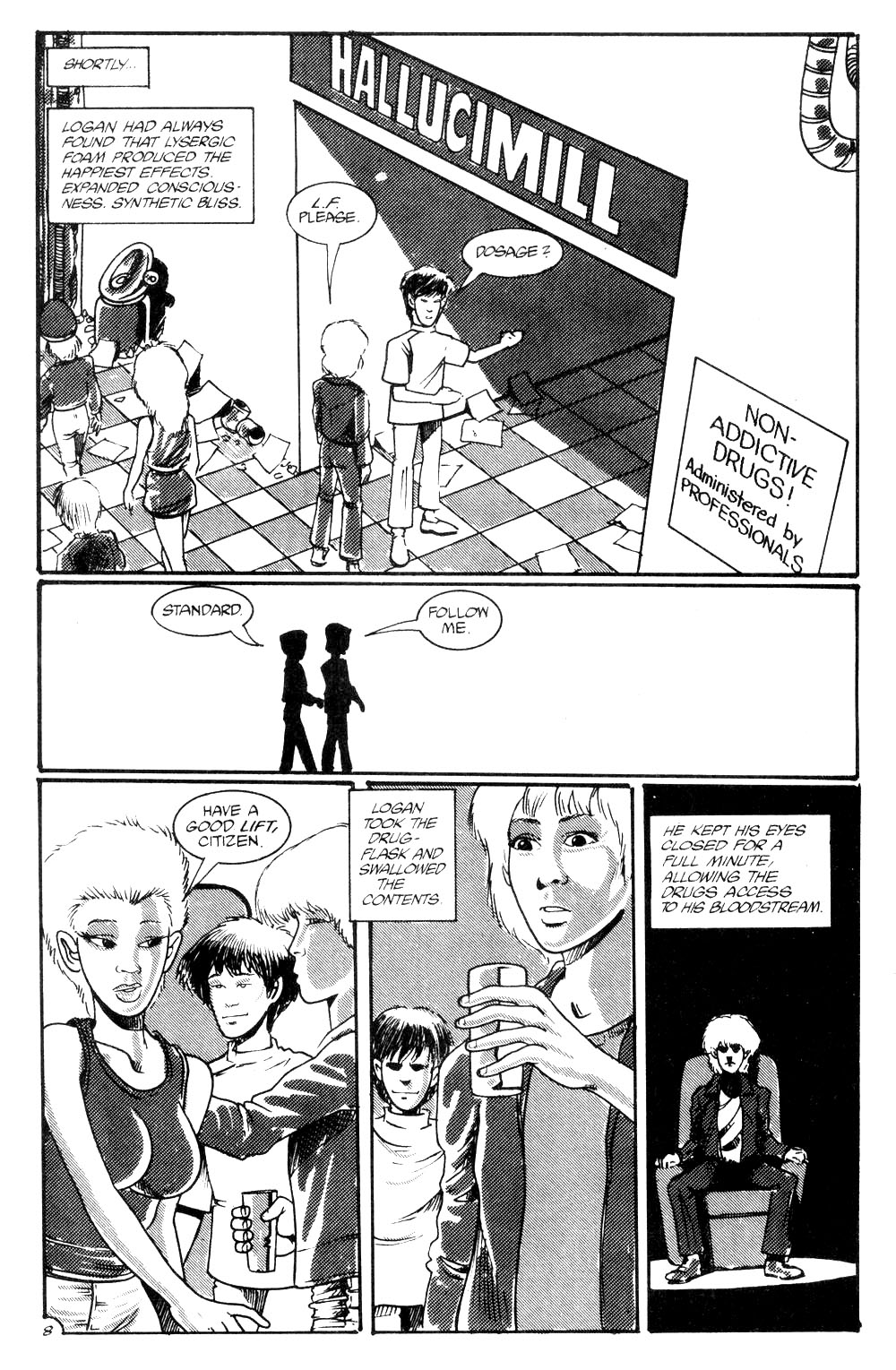 Read online Logan's Run (1990) comic -  Issue #1 - 10