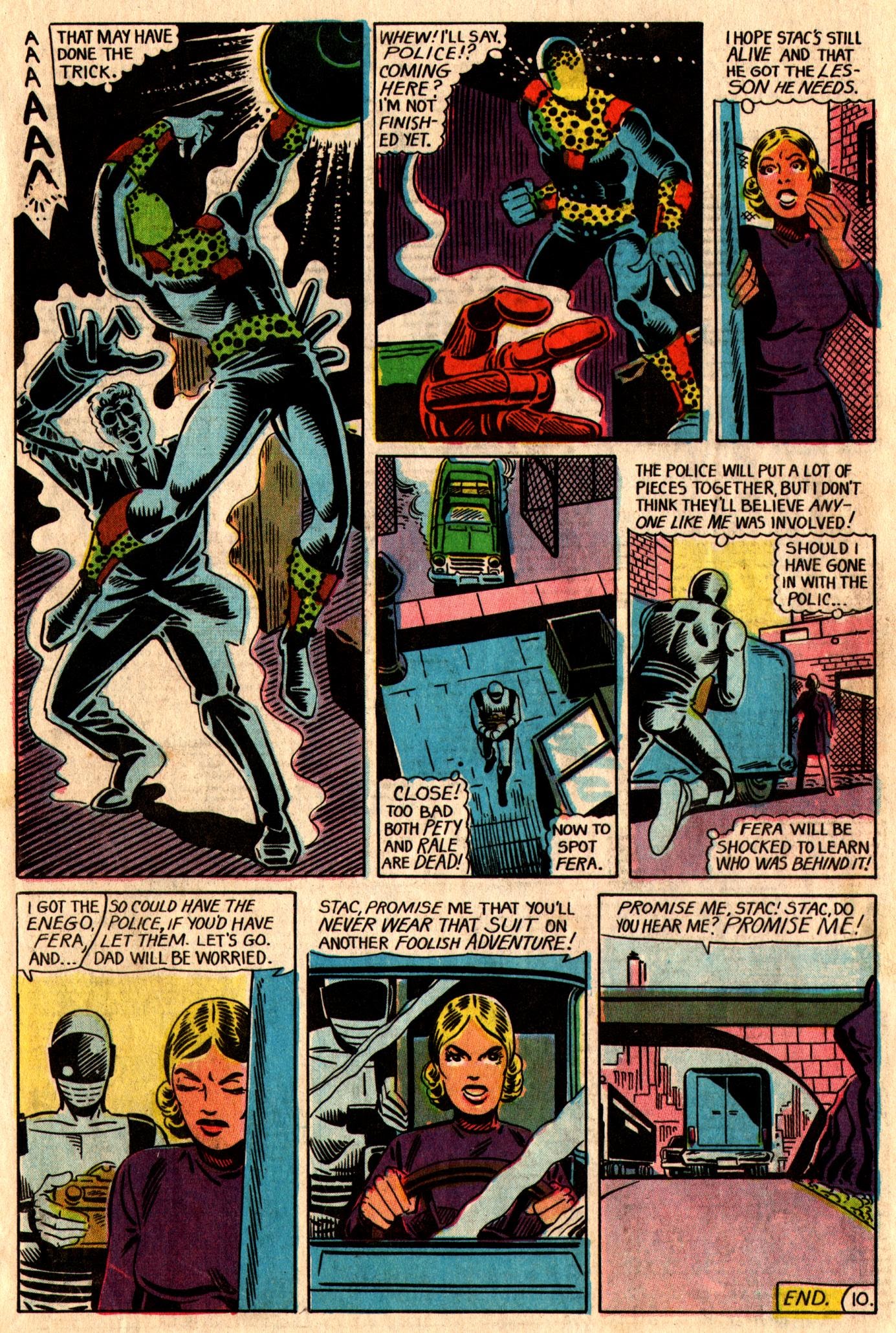 Read online Charlton Action Featuring Static comic -  Issue #11 - 13