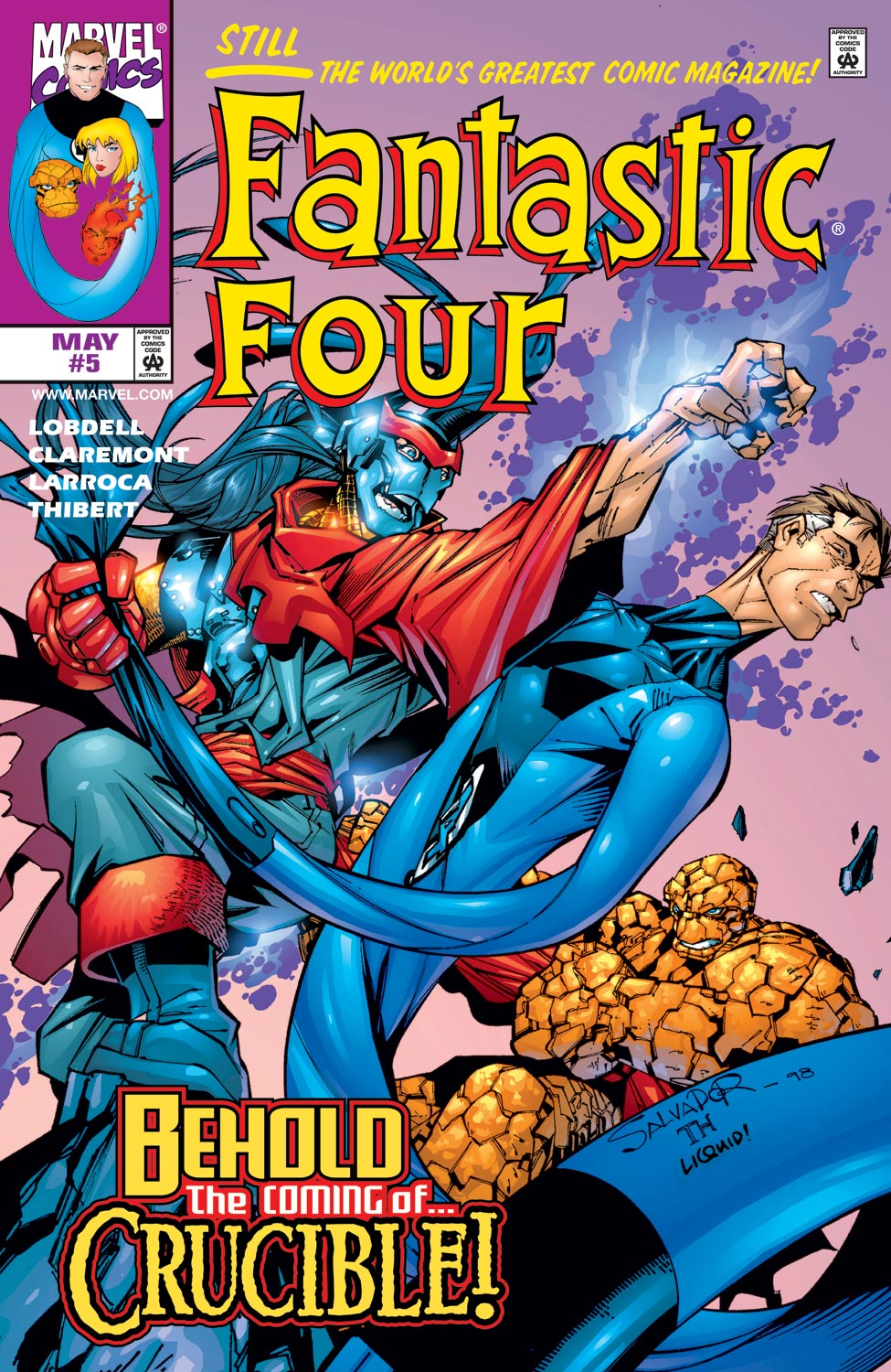 Read online Fantastic Four (1998) comic -  Issue #5 - 1