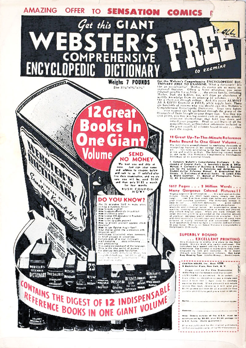 Read online Sensation (Mystery) Comics comic -  Issue #6 - 68