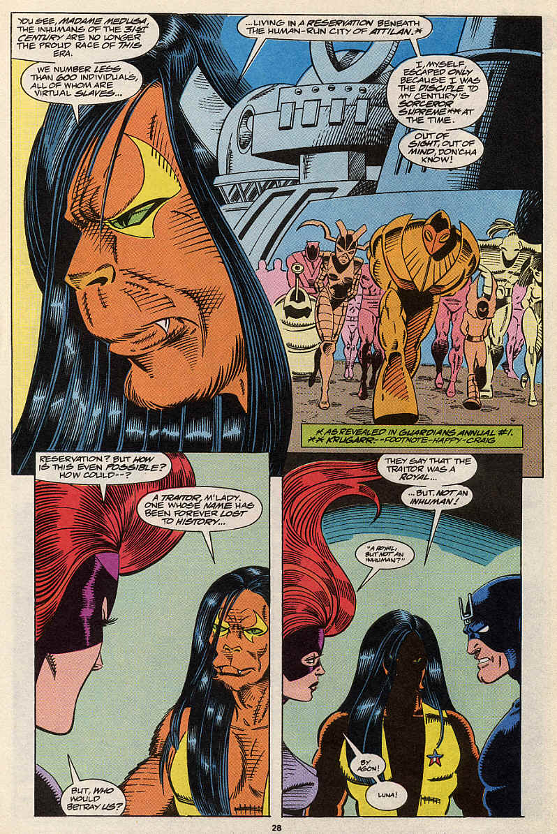 Guardians of the Galaxy (1990) issue 27 - Page 22