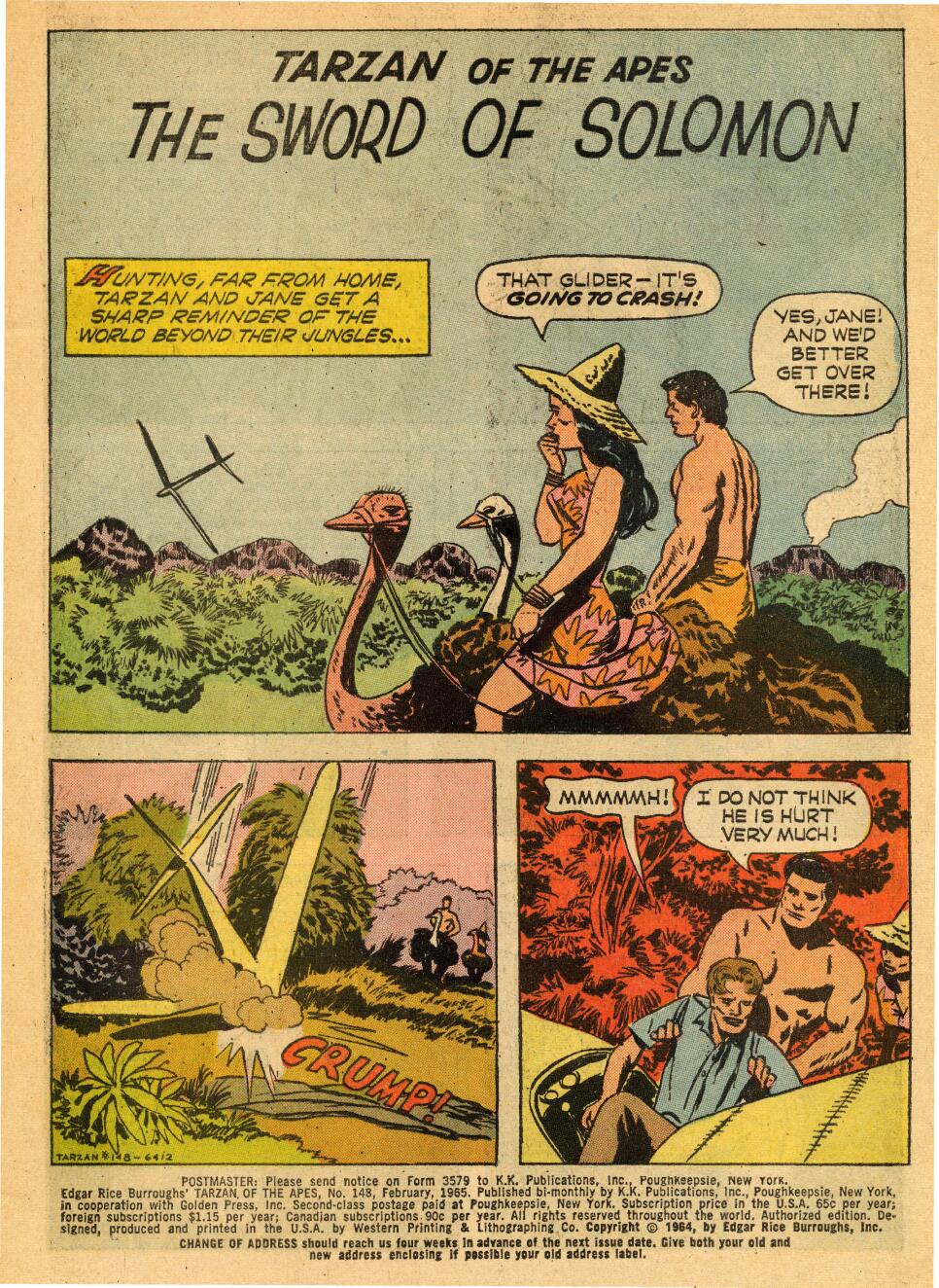 Read online Tarzan (1962) comic -  Issue #148 - 3