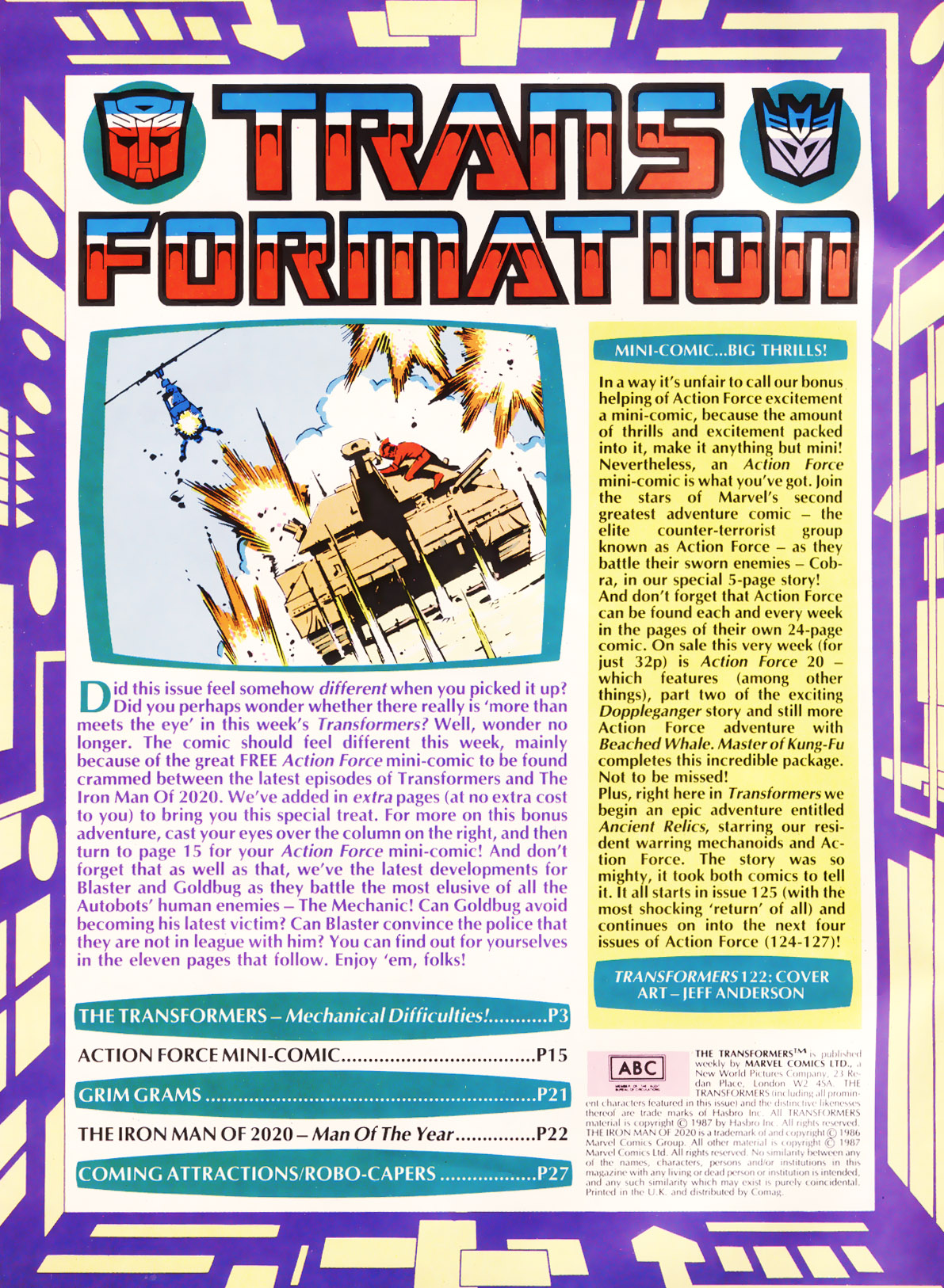 Read online The Transformers (UK) comic -  Issue #122 - 2