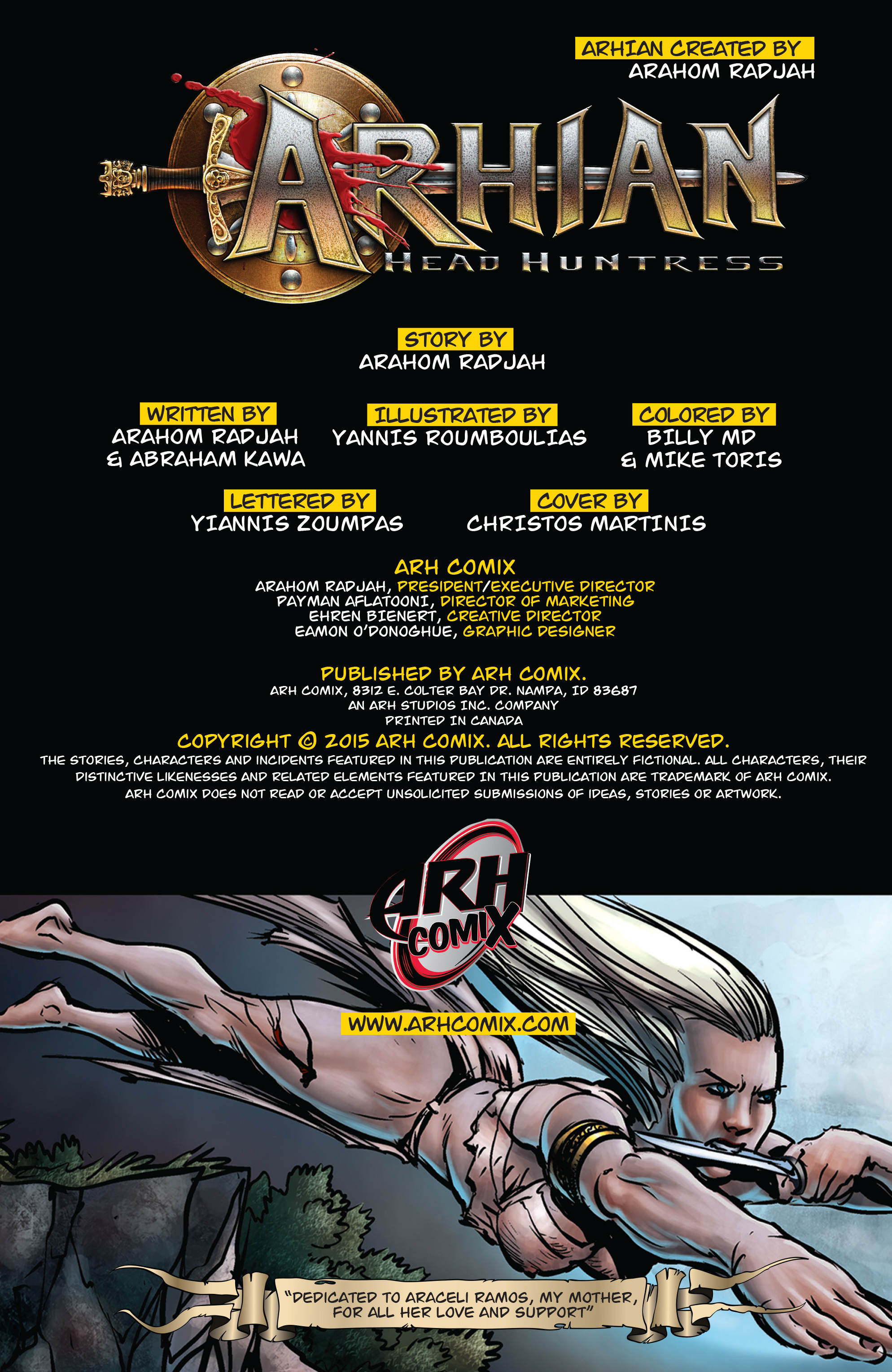 Read online Arhian: Head Huntress comic -  Issue #3 - 2