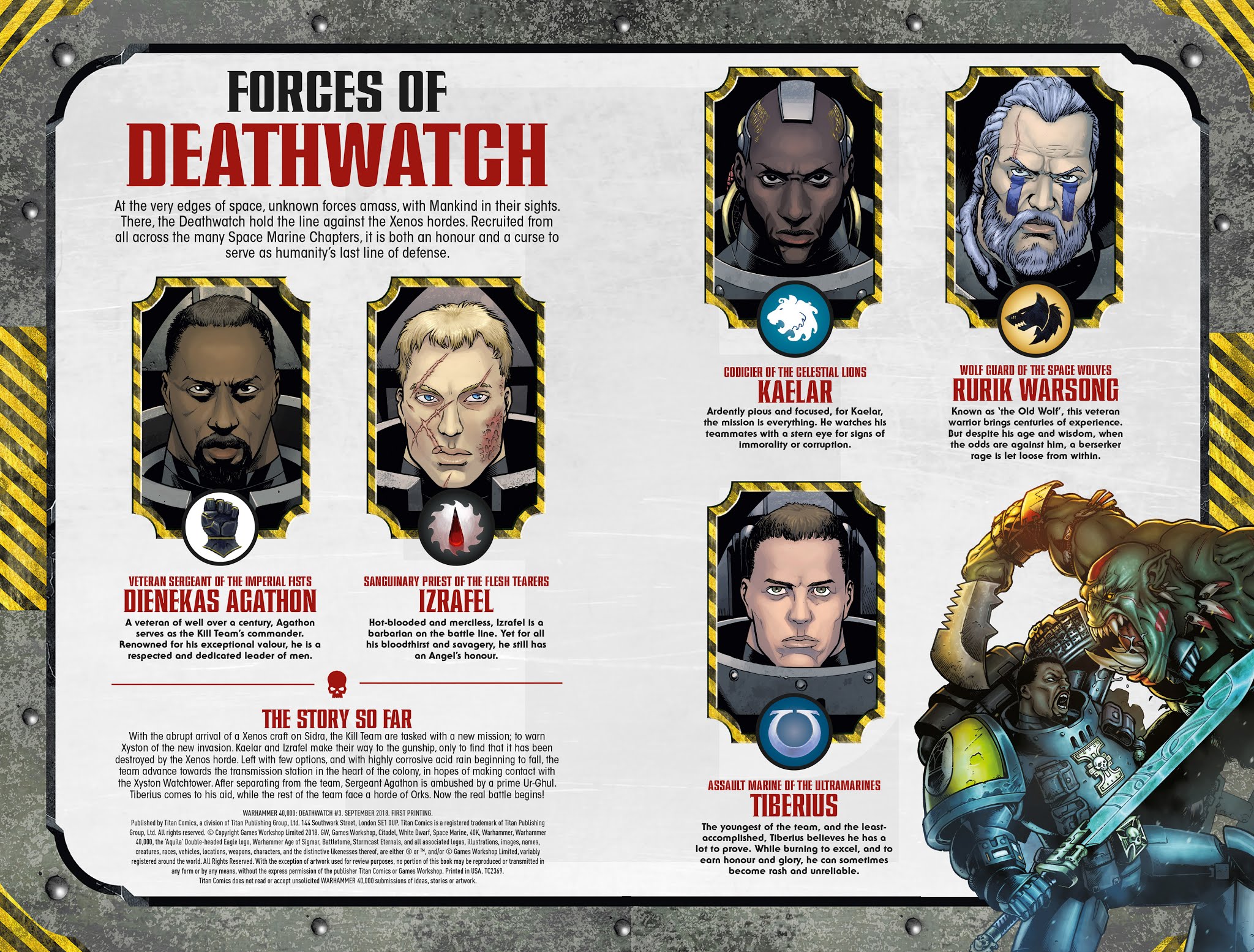 Read online Warhammer 40,000 Deathwatch comic -  Issue #3 - 3