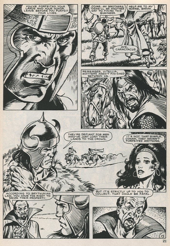 Read online The Savage Sword Of Conan comic -  Issue #130 - 21