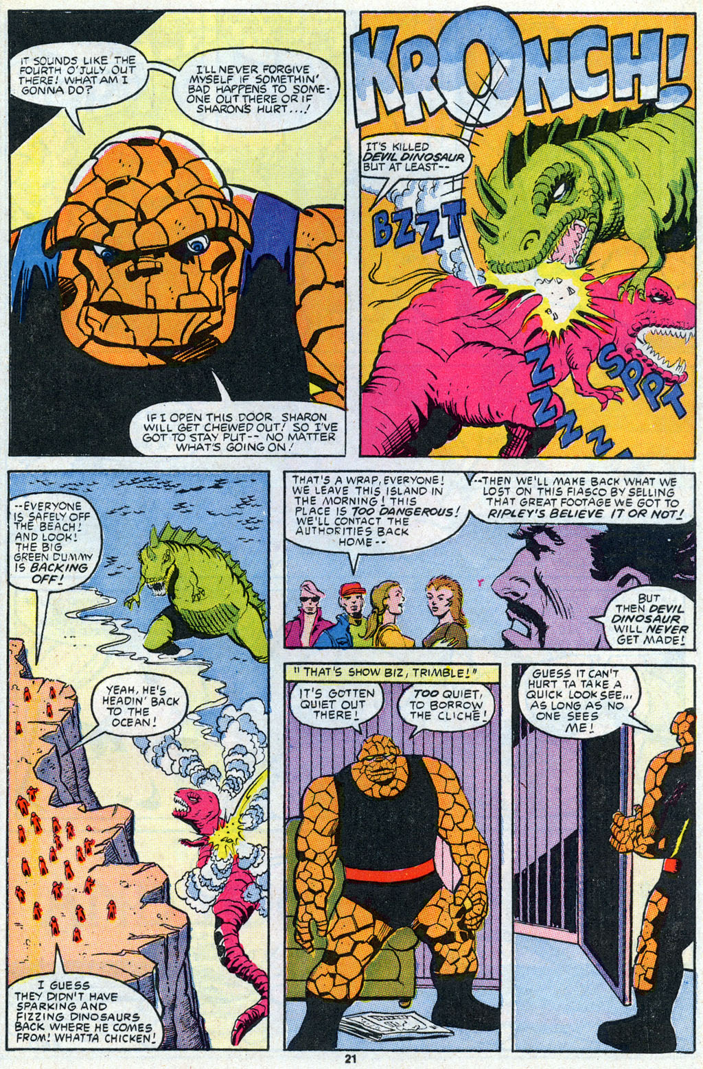 Read online The Thing comic -  Issue #31 - 22
