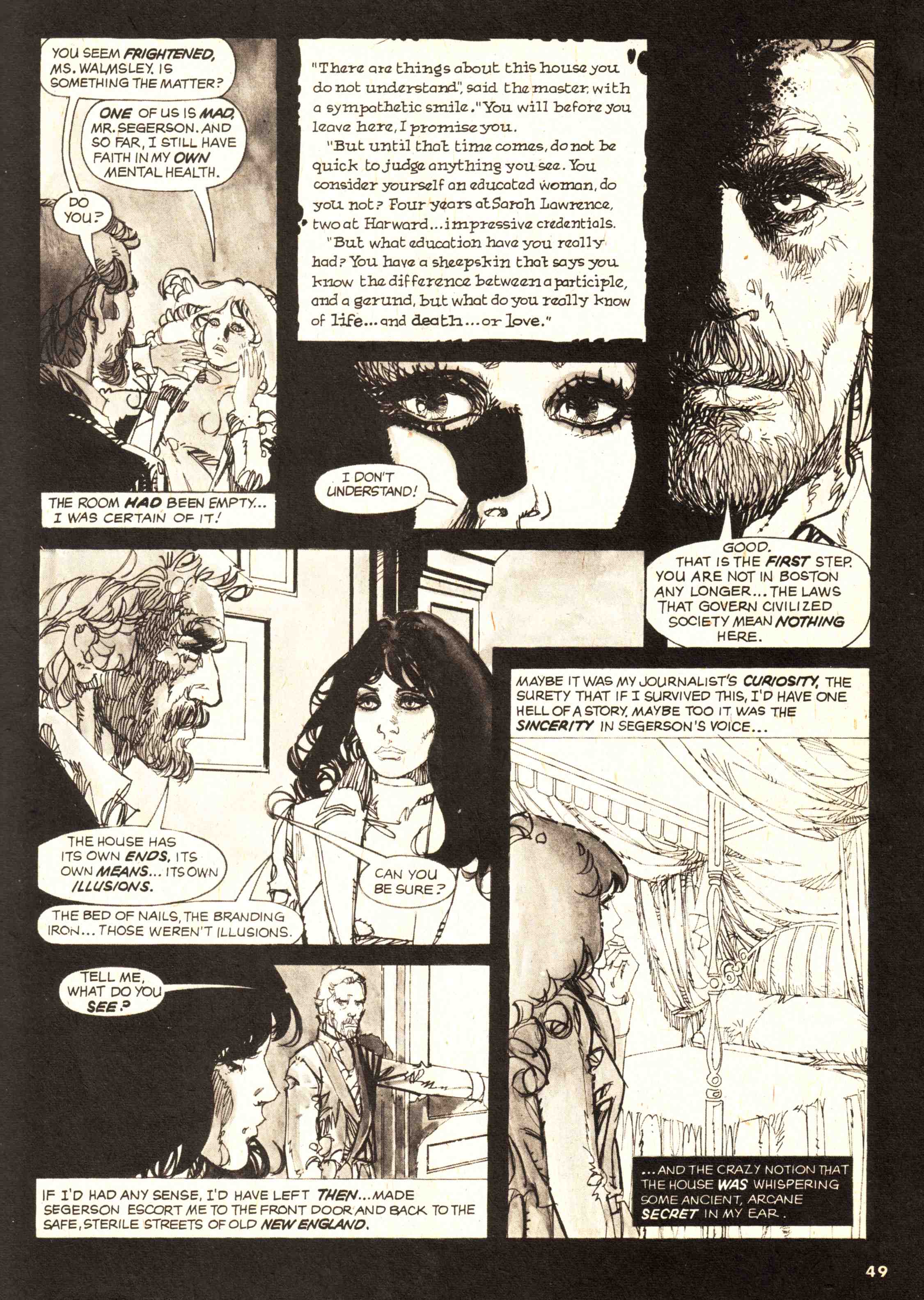 Read online Vampirella (1969) comic -  Issue #52 - 49