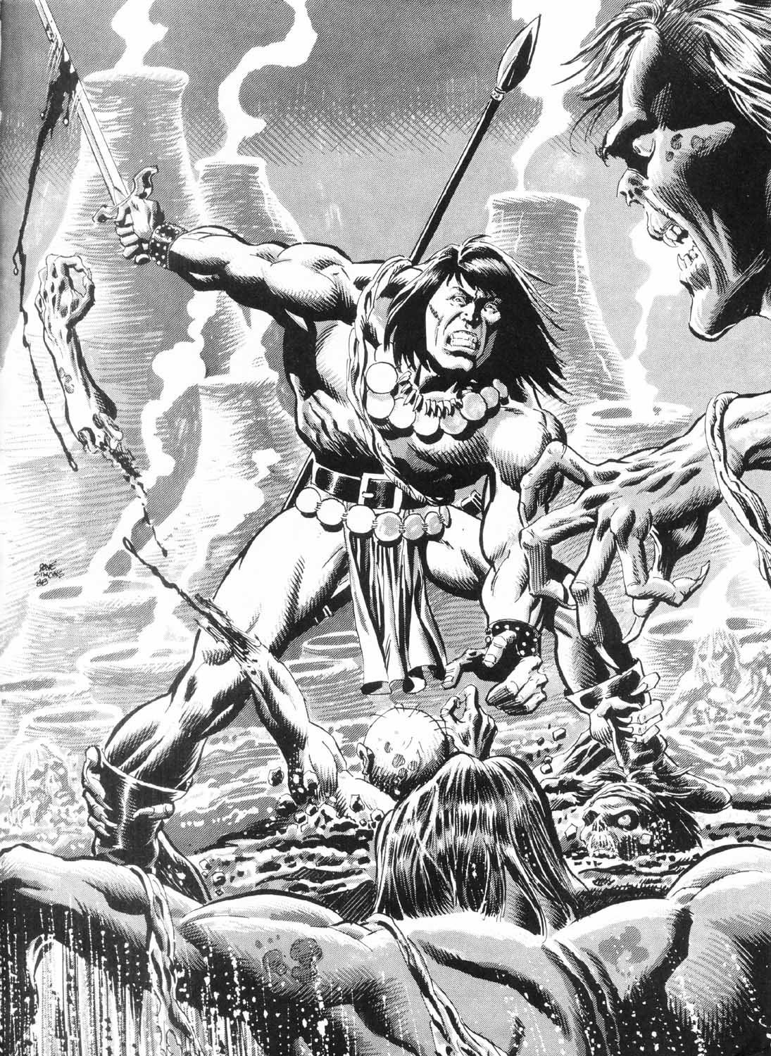 Read online The Savage Sword Of Conan comic -  Issue #155 - 64